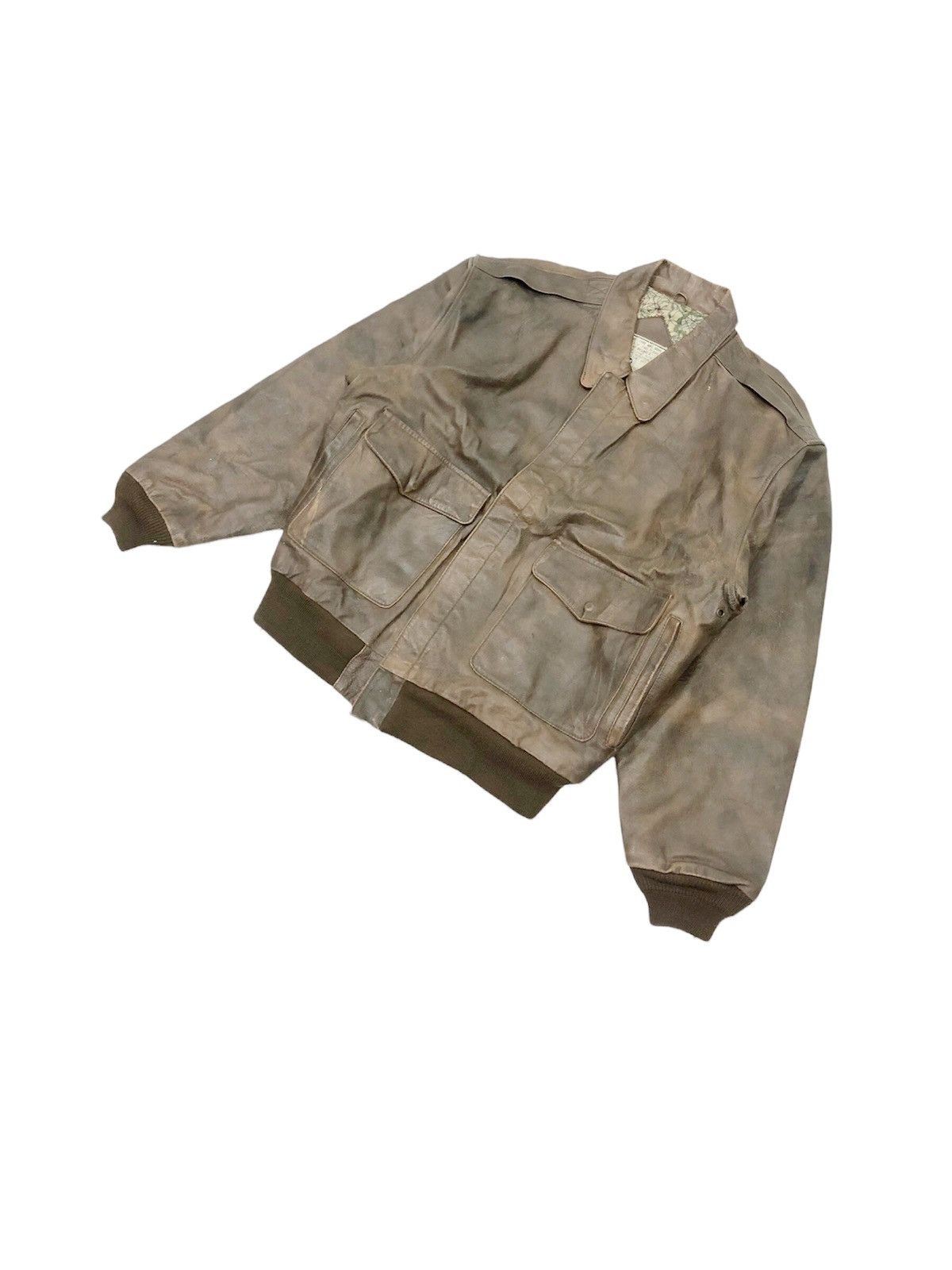 Vintage World War ll Aviator Pilot Jacket Size US L / EU 52-54 / 3 - 5 Thumbnail