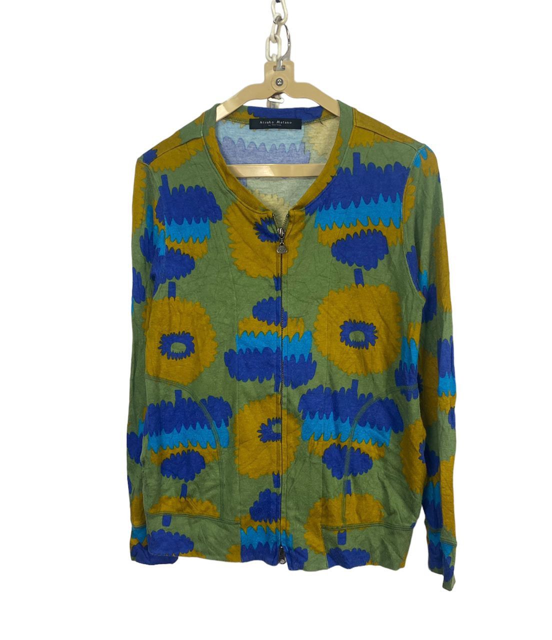 Designer × Japanese Brand Atsuko matano by wacoal art printed zipper sweater Size M / US 6-8 / IT 42-44 - 1 Thumbnail