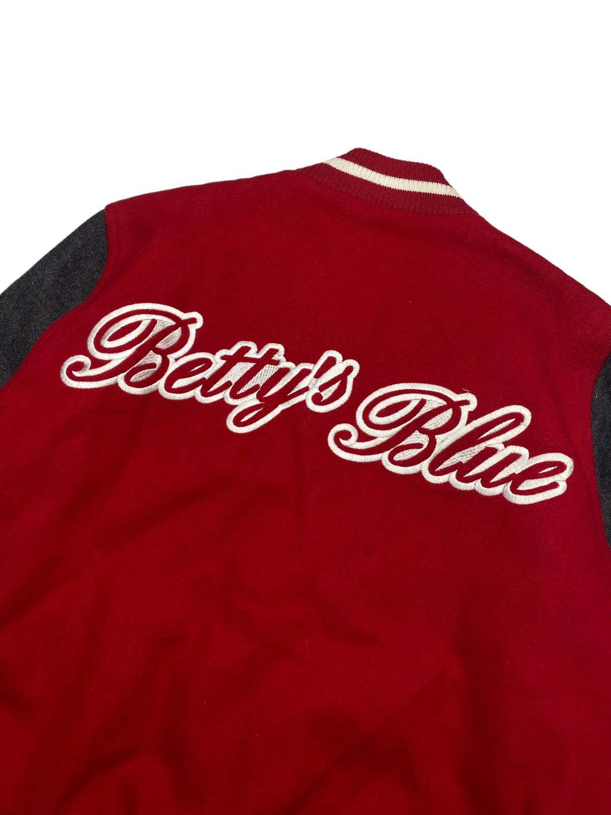 Hysteric Glamour × Japanese Brand 2000s Bettys Blue - Eimy Chan Mascots Wool Varsity Jacket Size US M / EU 48-50 / 2 - 5 Thumbnail