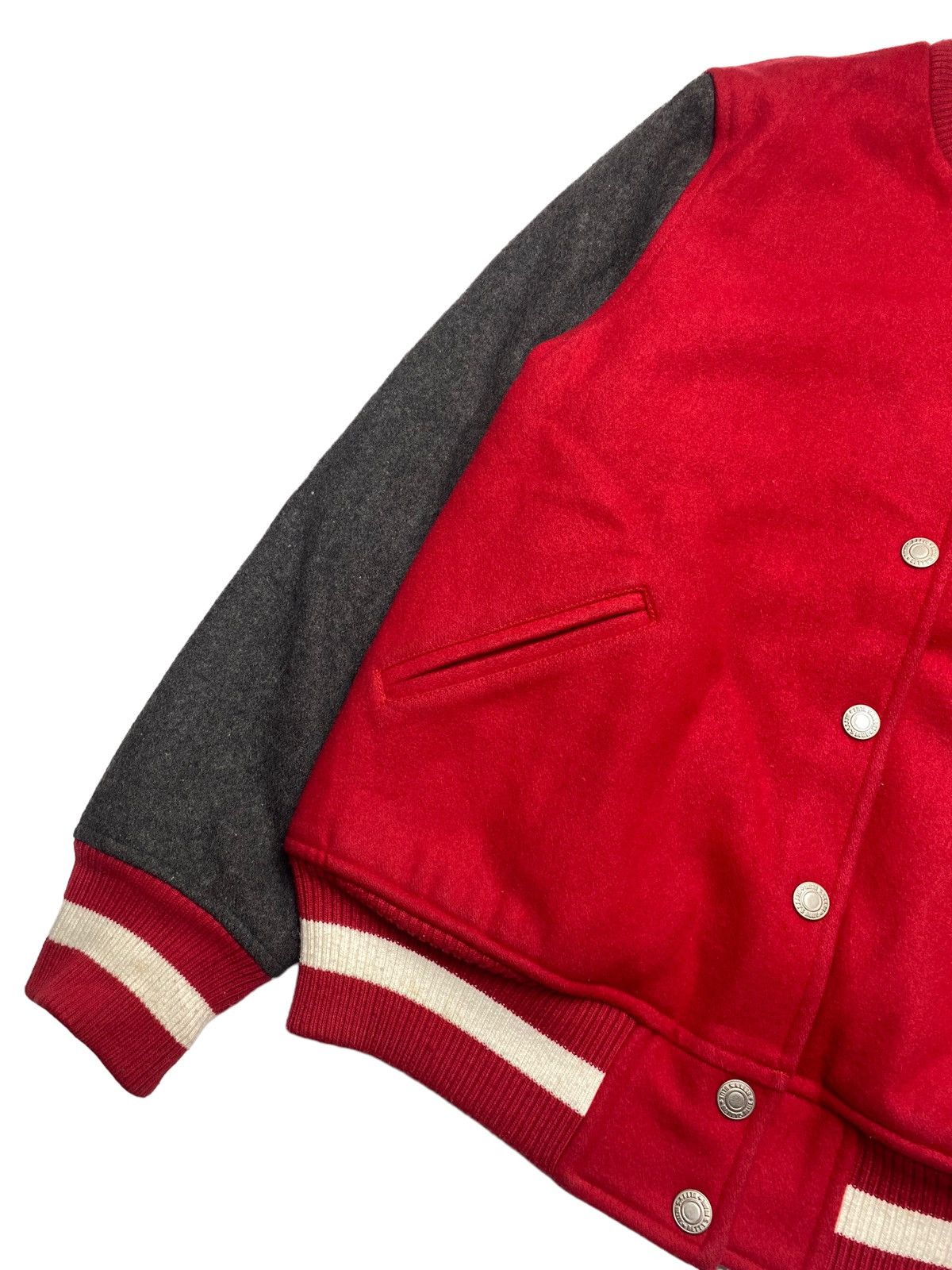 Hysteric Glamour × Japanese Brand 2000s Bettys Blue - Eimy Chan Mascots Wool Varsity Jacket Size US M / EU 48-50 / 2 - 3 Thumbnail