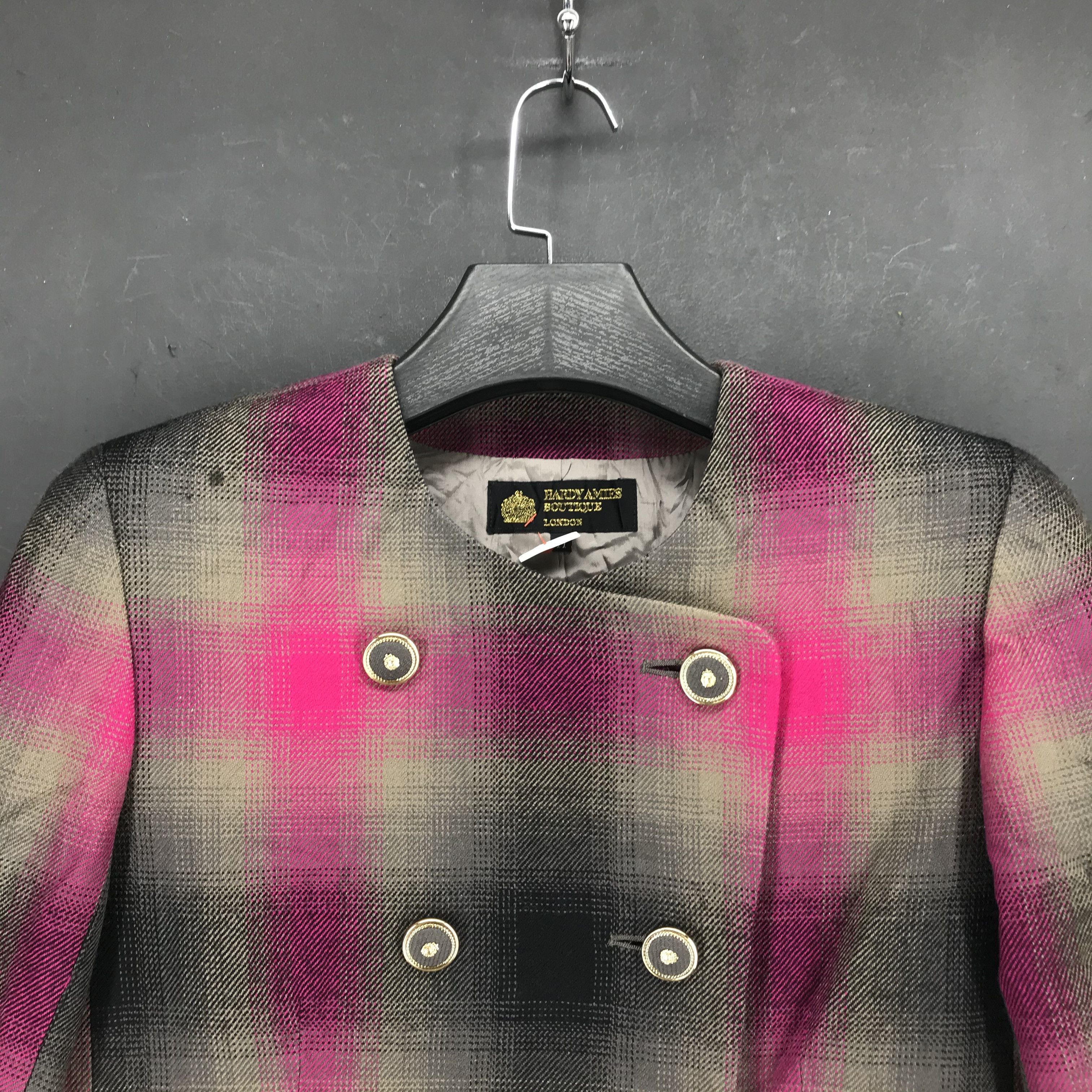 Hardy Amies Hardy Amies Boutique London Double Breasted Coat #1778-71 Size M / US 6-8 / IT 42-44 - 2 Thumbnail