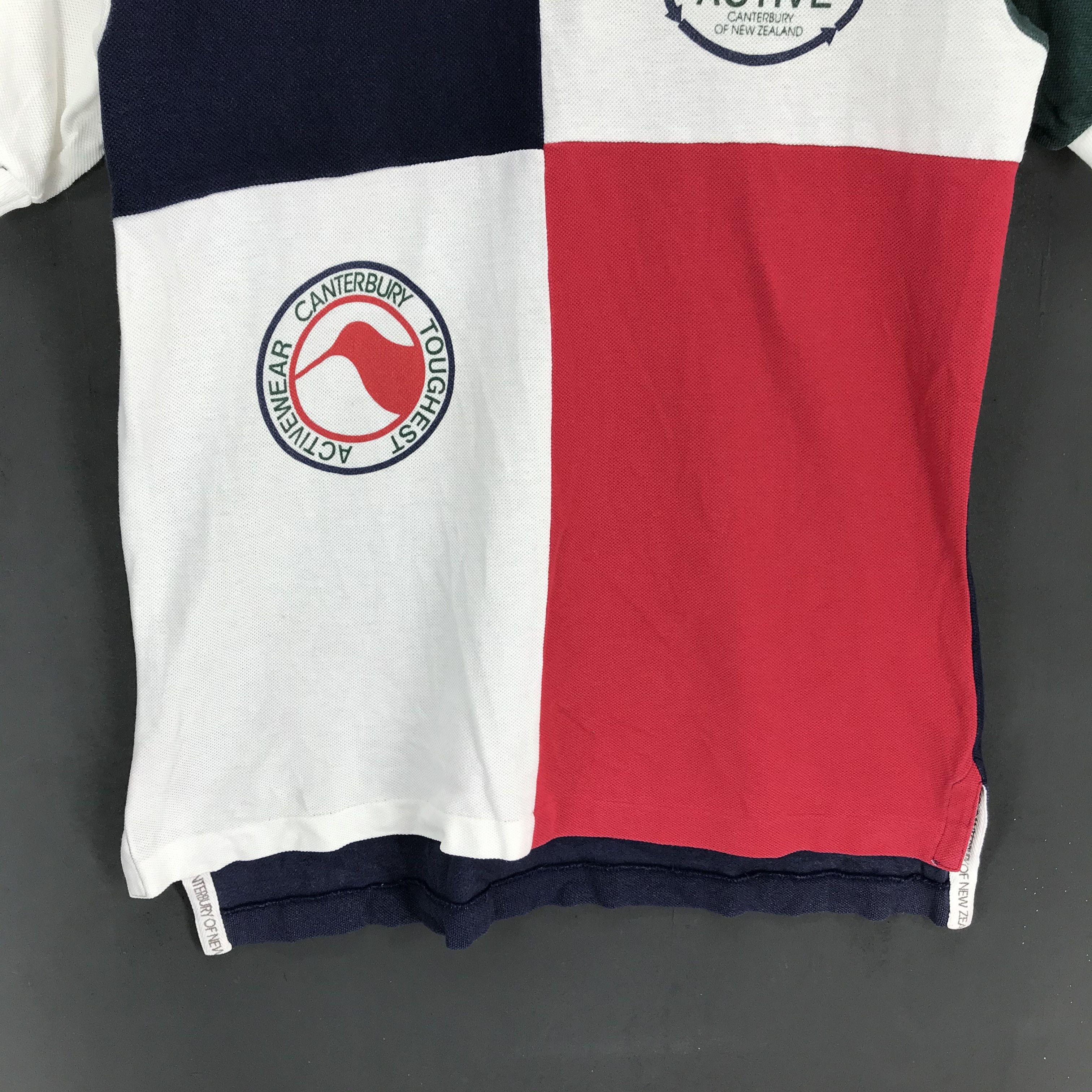 Canterbury of New Zealand Canterbury Big Logo Multi Color Block Polo #1797-71 Size US S / EU 44-46 / 1 - 5 Thumbnail