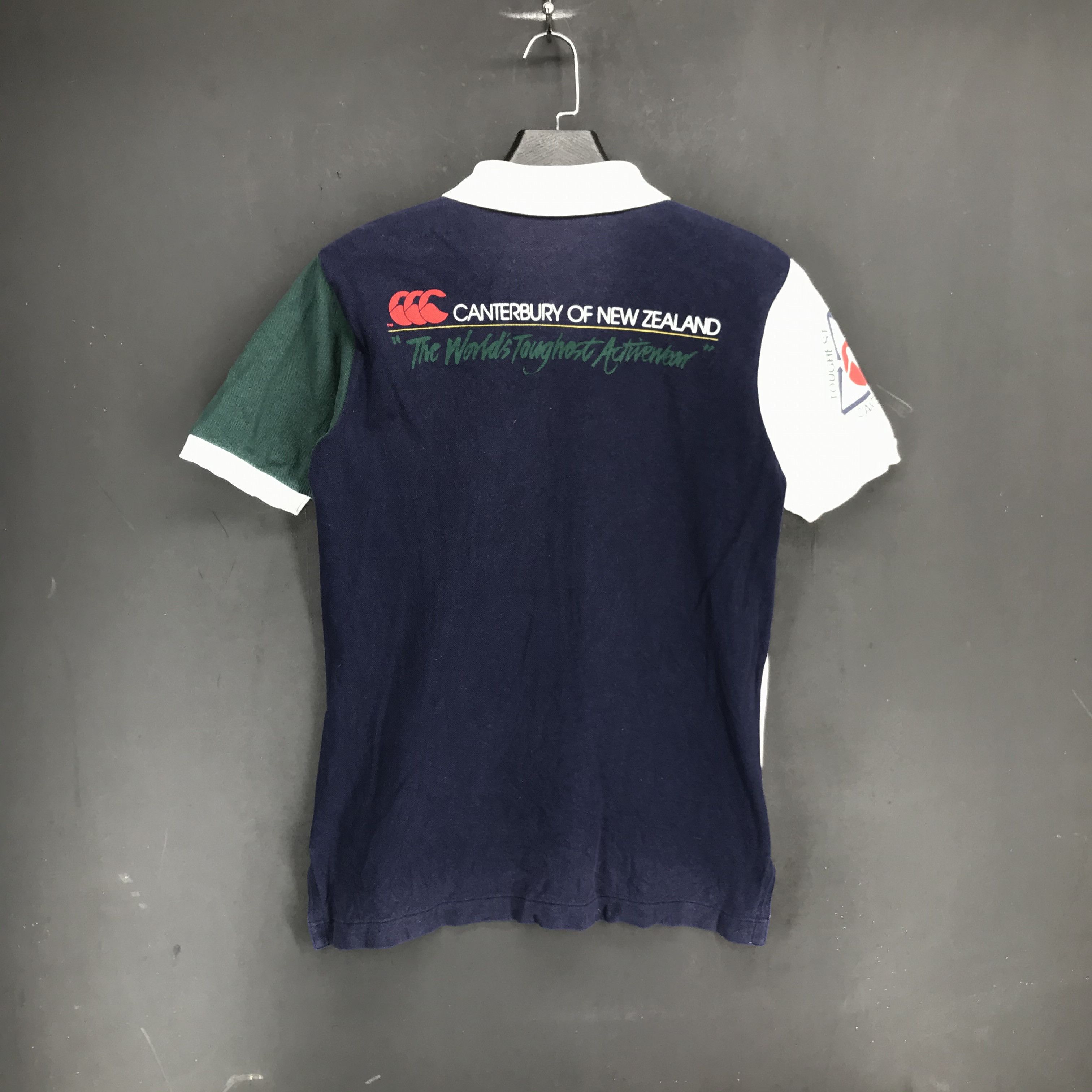 Canterbury of New Zealand Canterbury Big Logo Multi Color Block Polo #1797-71 Size US S / EU 44-46 / 1 - 8 Thumbnail