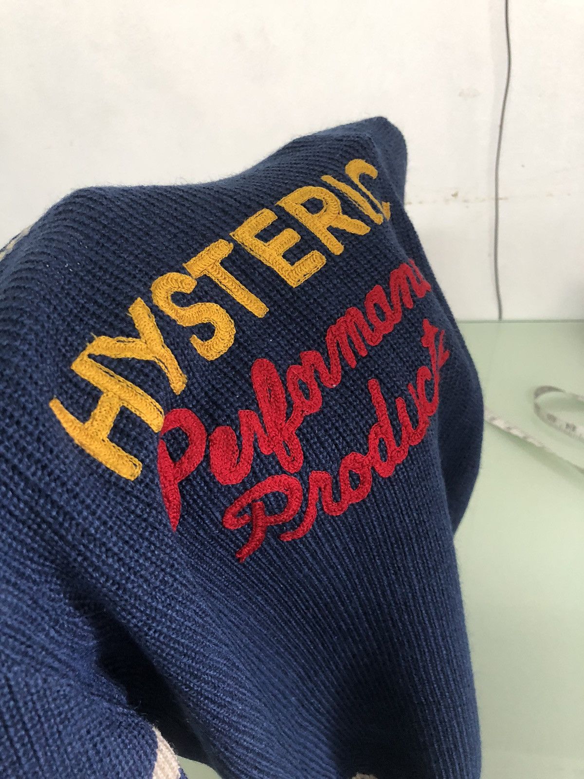Hysteric Glamour Vintage Hysteric Glamour Embroidery Knit Varsity Jacket Size M / US 6-8 / IT 42-44 - 20 Thumbnail
