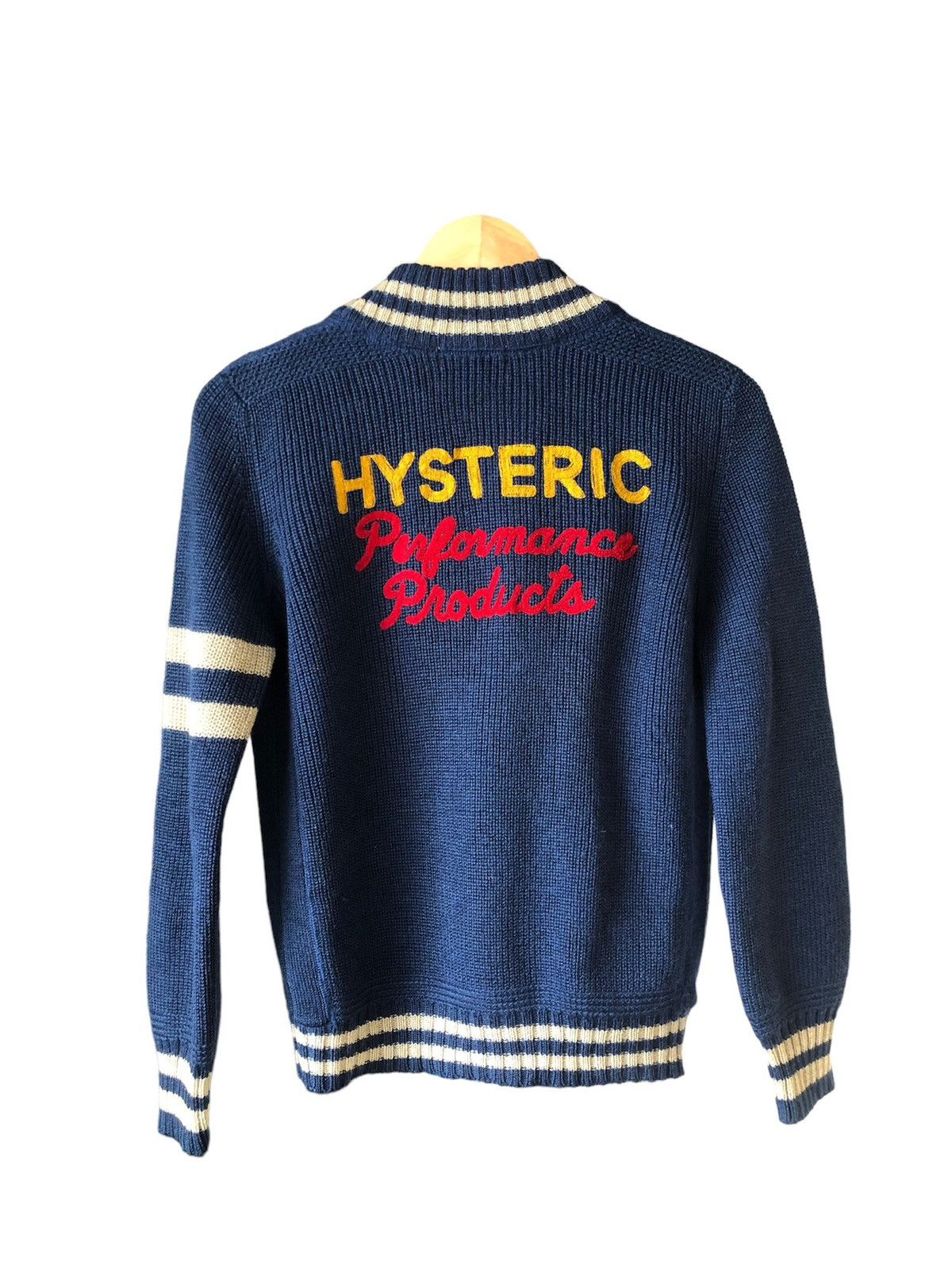 Hysteric Glamour Vintage Hysteric Glamour Embroidery Knit Varsity Jacket Size M / US 6-8 / IT 42-44 - 2 Thumbnail