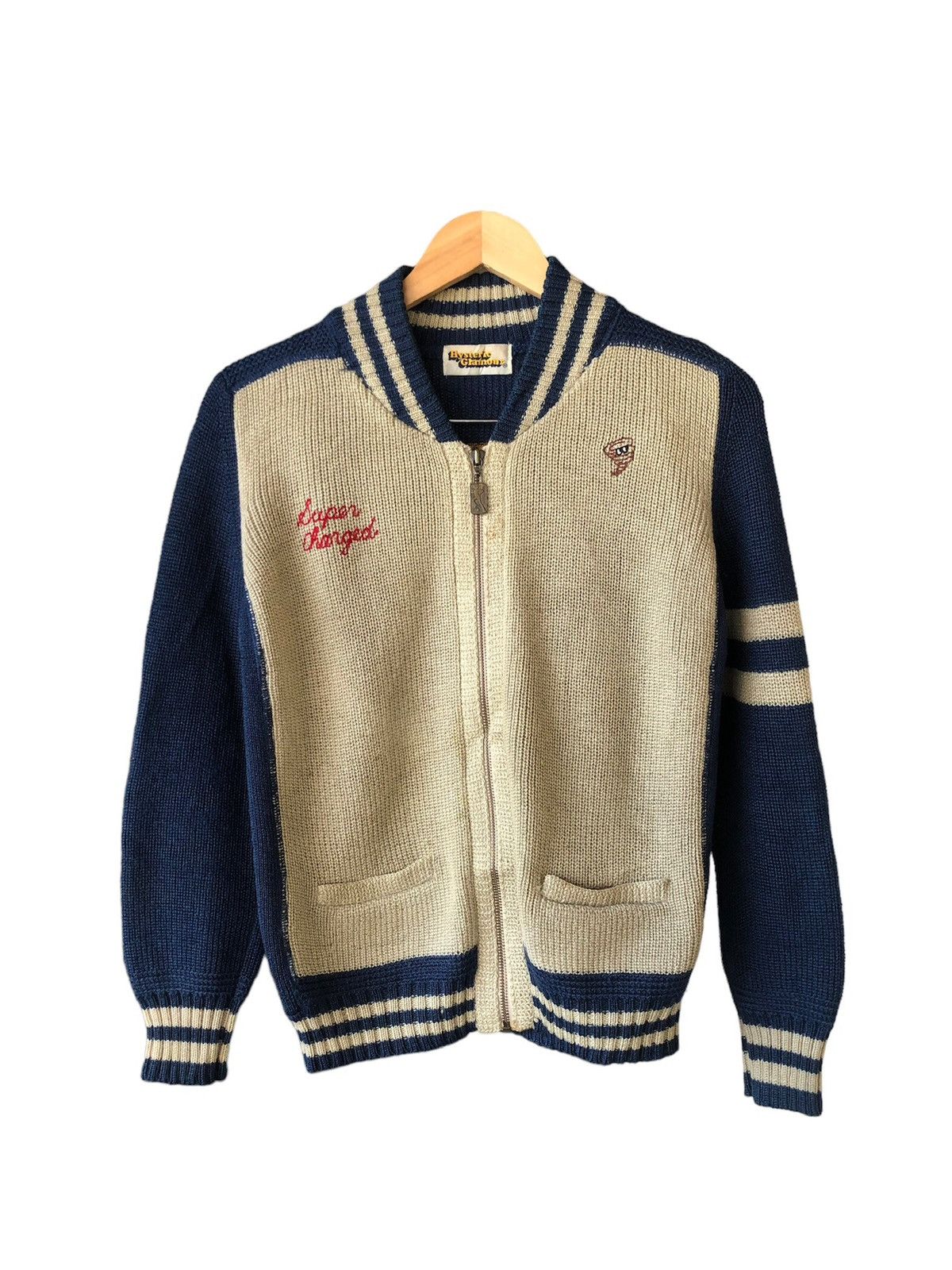 Hysteric Glamour Vintage Hysteric Glamour Embroidery Knit Varsity Jacket Size M / US 6-8 / IT 42-44 - 3 Thumbnail