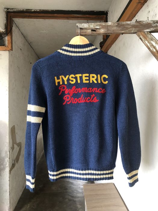 Vintage Vintage Hysteric Glamour Embroidery Knit Varsity Jacket