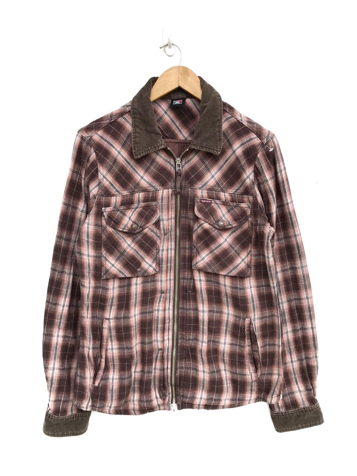 Flannel × Japanese Brand Japanese Brand Bartack Flannel Jacket Size US S / EU 44-46 / 1 - 1 Thumbnail