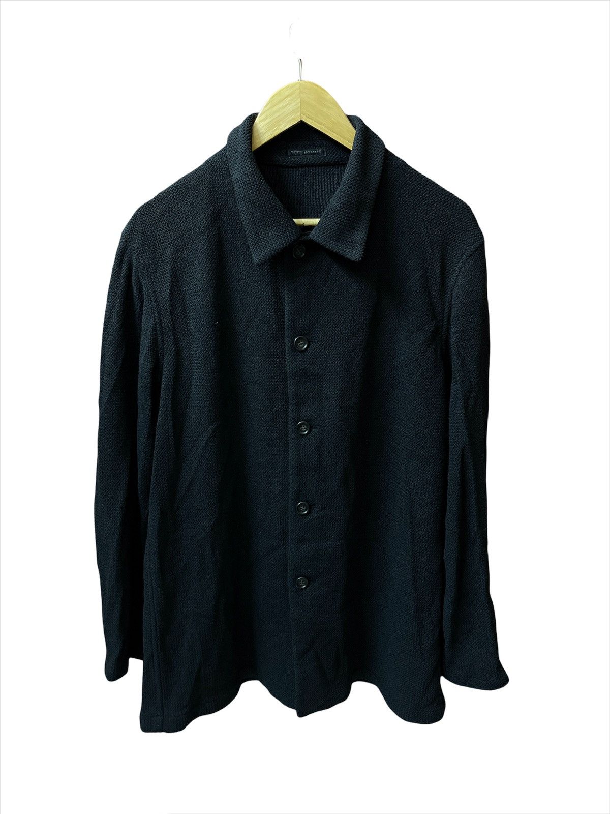 Issey Miyake × Tete Homme Vintage Tete Homme by Issey Miyake Rayon Jacket Size US L / EU 52-54 / 3 - 1 Thumbnail