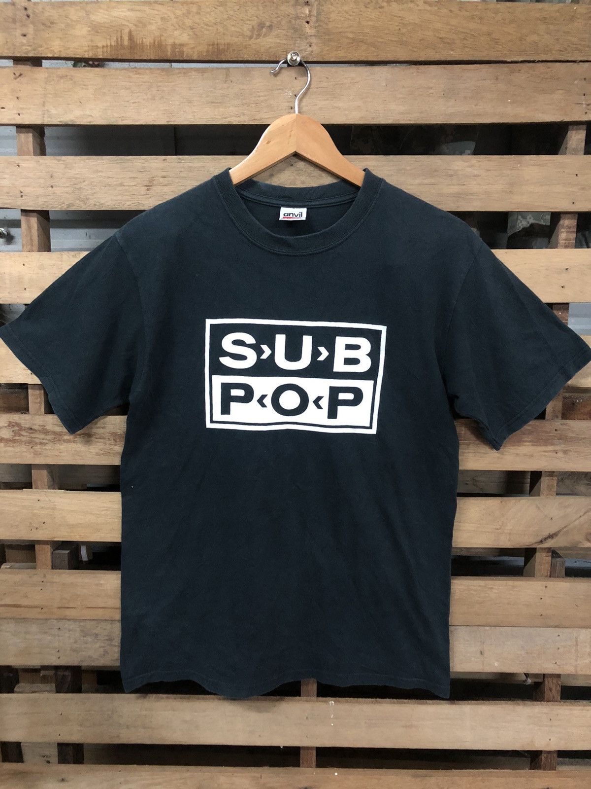 Nirvana Vintage 90s Kurt Cobain SUB POP Tshirt Usa Made Size US M / EU 48-50 / 2 - 1 Thumbnail