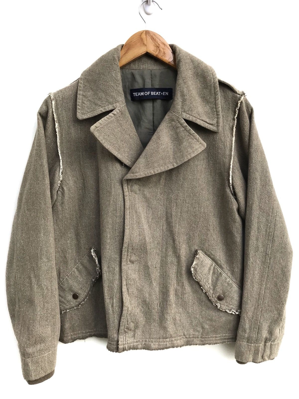 Japanese Brand Japanese Brand Team Of Beat En Wool Punk Jacket Size US S / EU 44-46 / 1 - 1 Thumbnail