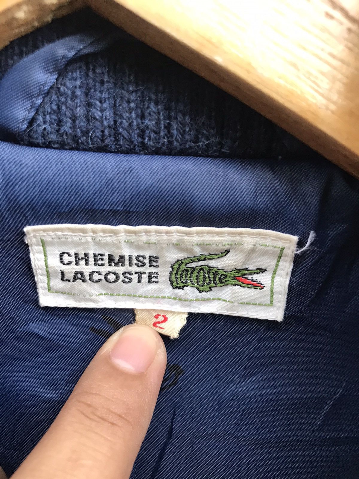 Lacoste Vintage Lacoste Wool Button Jacket Size US S / EU 44-46 / 1 - 7 Thumbnail