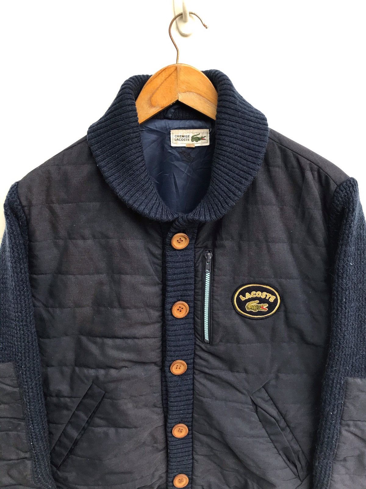 Lacoste Vintage Lacoste Wool Button Jacket Size US S / EU 44-46 / 1 - 3 Thumbnail