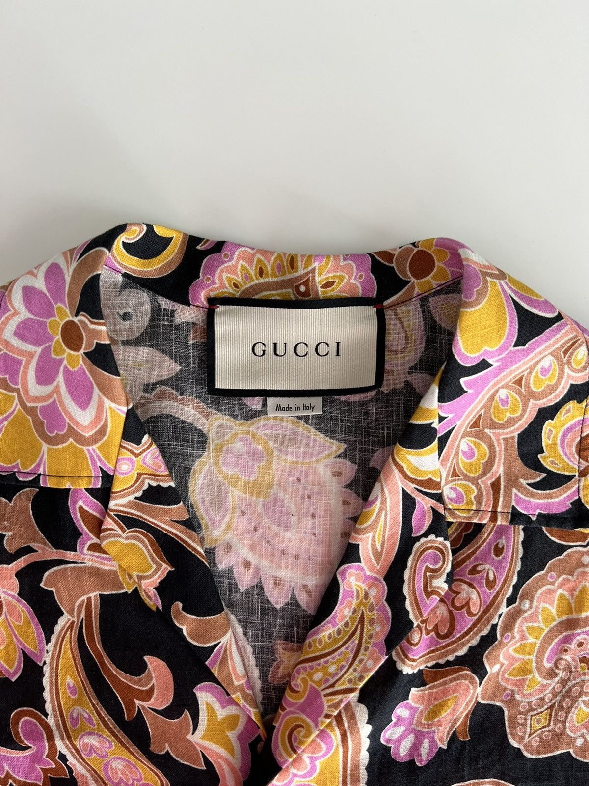 Gucci 🔥$1.3K VALUE🔥 Gucci Signature Paisley Floral Print Shirt Size US S / EU 44-46 / 1 - 4 Thumbnail