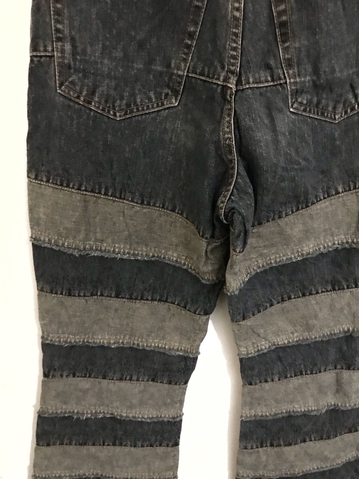 Designer × Japanese Brand Japanese Attachable Denim Design Pants Streetwear Fashion Size US 27 - 5 Thumbnail