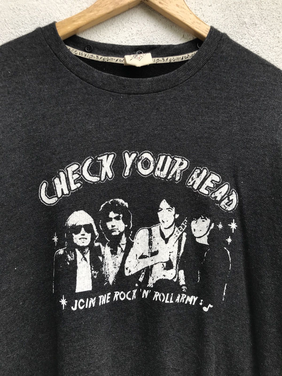 Band Tees × Designer Rock & Roll Check Your Head Jouetie Crewneck Sweatshirt Size US M / EU 48-50 / 2 - 3 Thumbnail