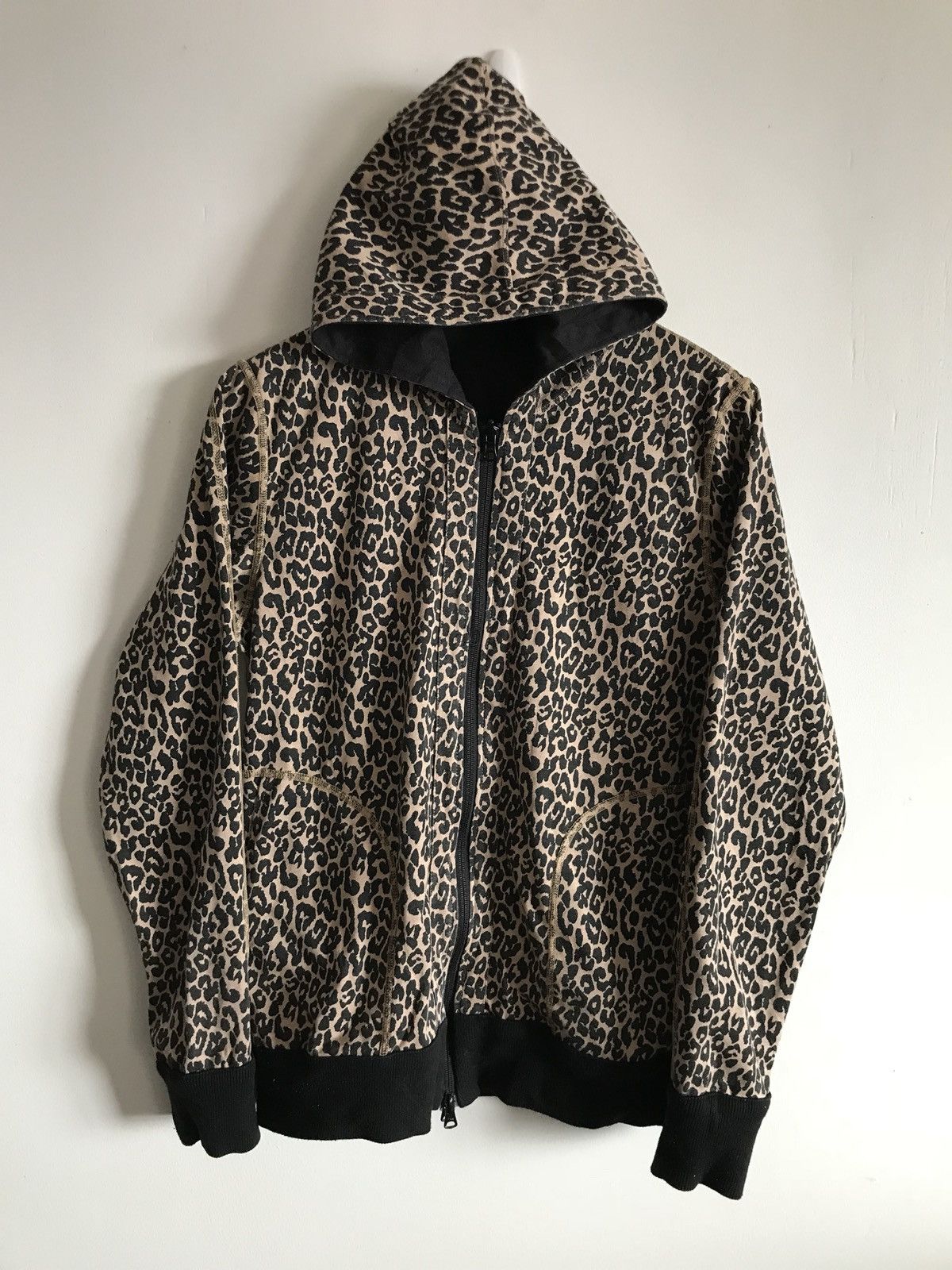 Other Reversible Leopard Print Hoodie Jacket Size US S / EU 44-46 / 1 - 1 Thumbnail