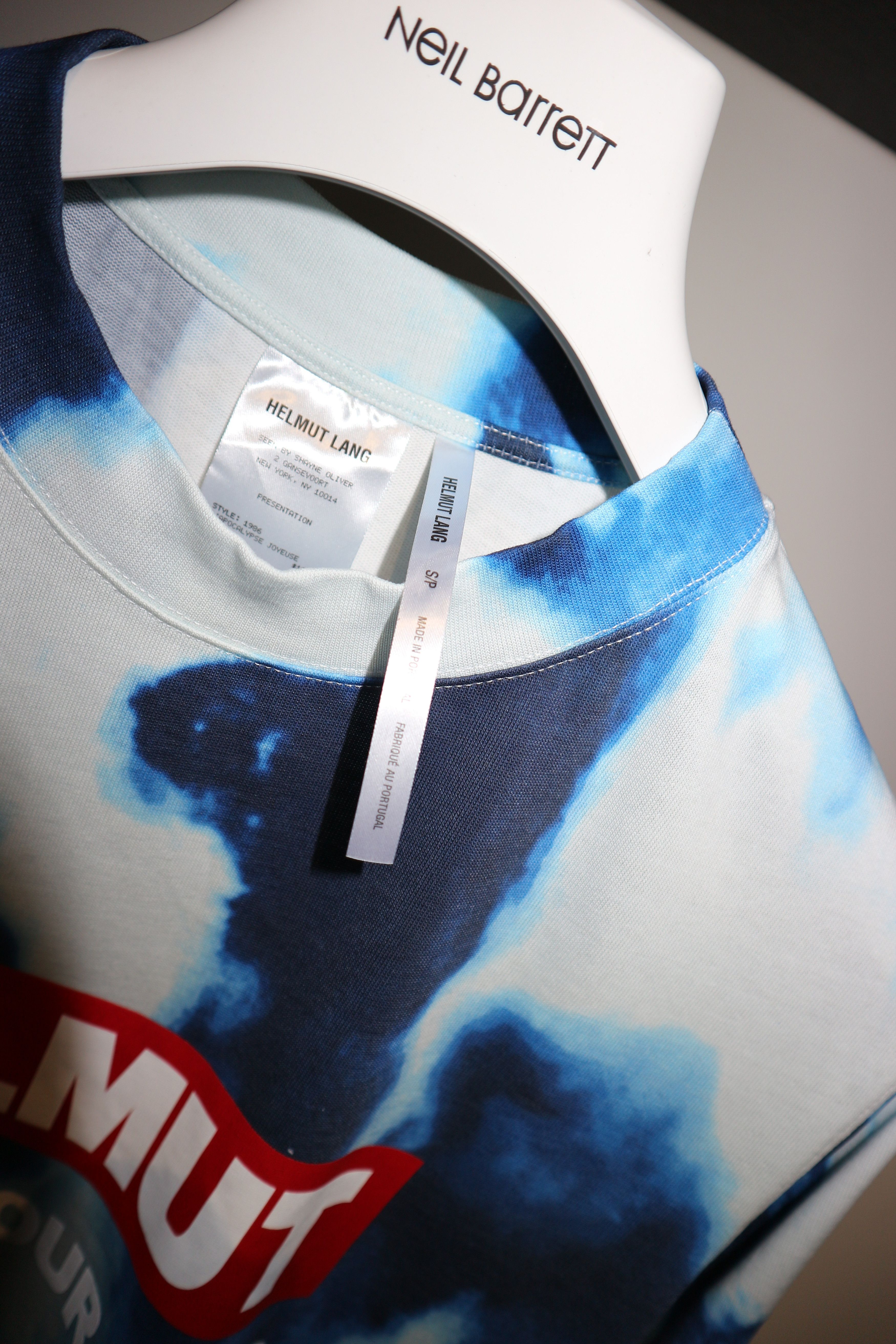 Helmut Lang Spring tour 2018 logo t-shirt Size US S / EU 44-46 / 1 - 8 Thumbnail