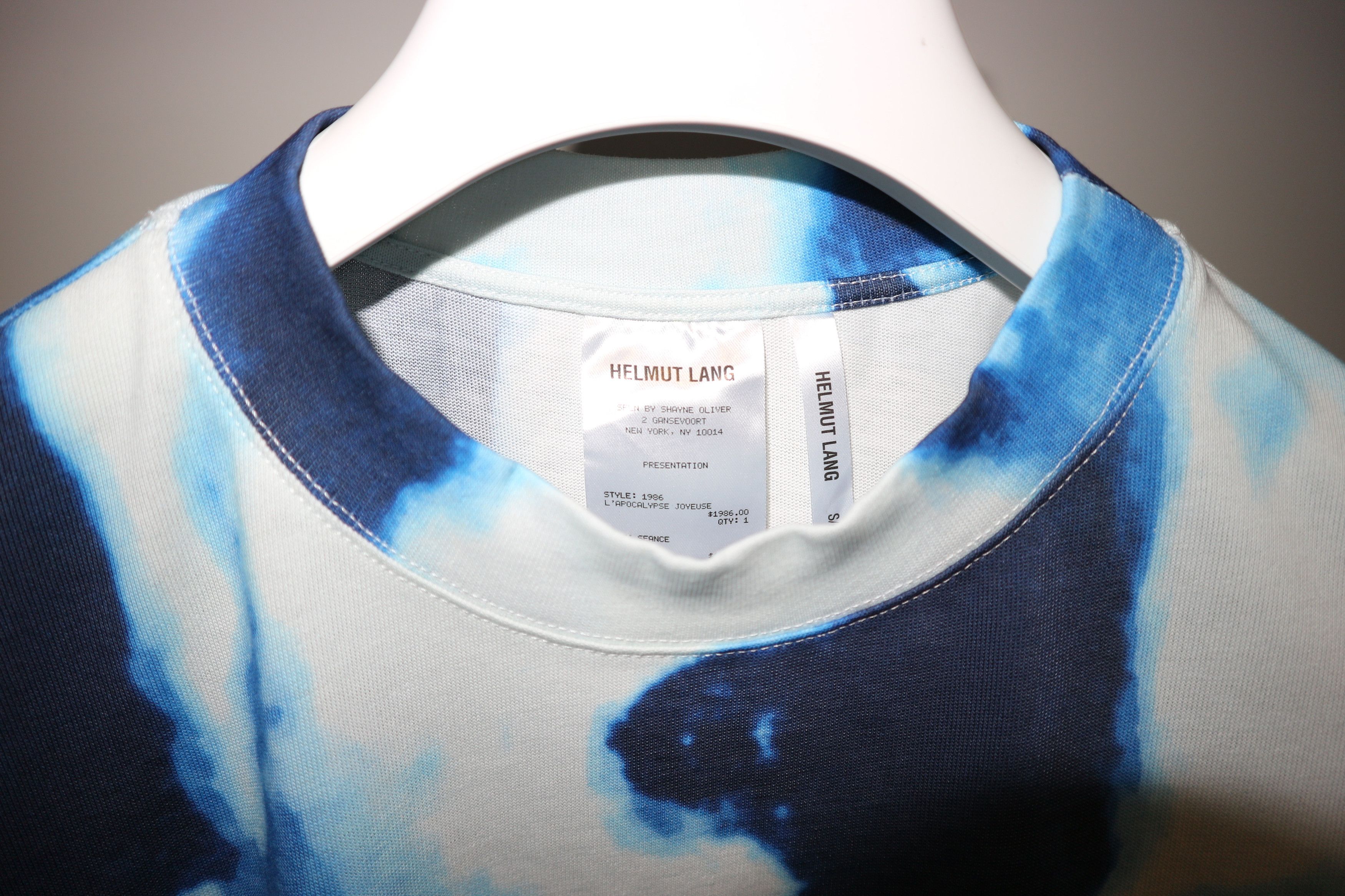 Helmut Lang Spring tour 2018 logo t-shirt Size US L / EU 52-54 / 3 - 2 Thumbnail