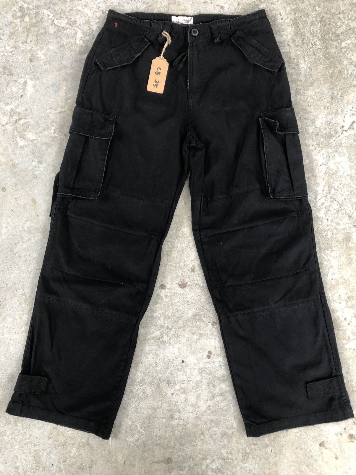 Seditionaries Diamond Homme Parachute Cargo Pants Multipocket Bondage Size US 34 / EU 50 - 3 Thumbnail