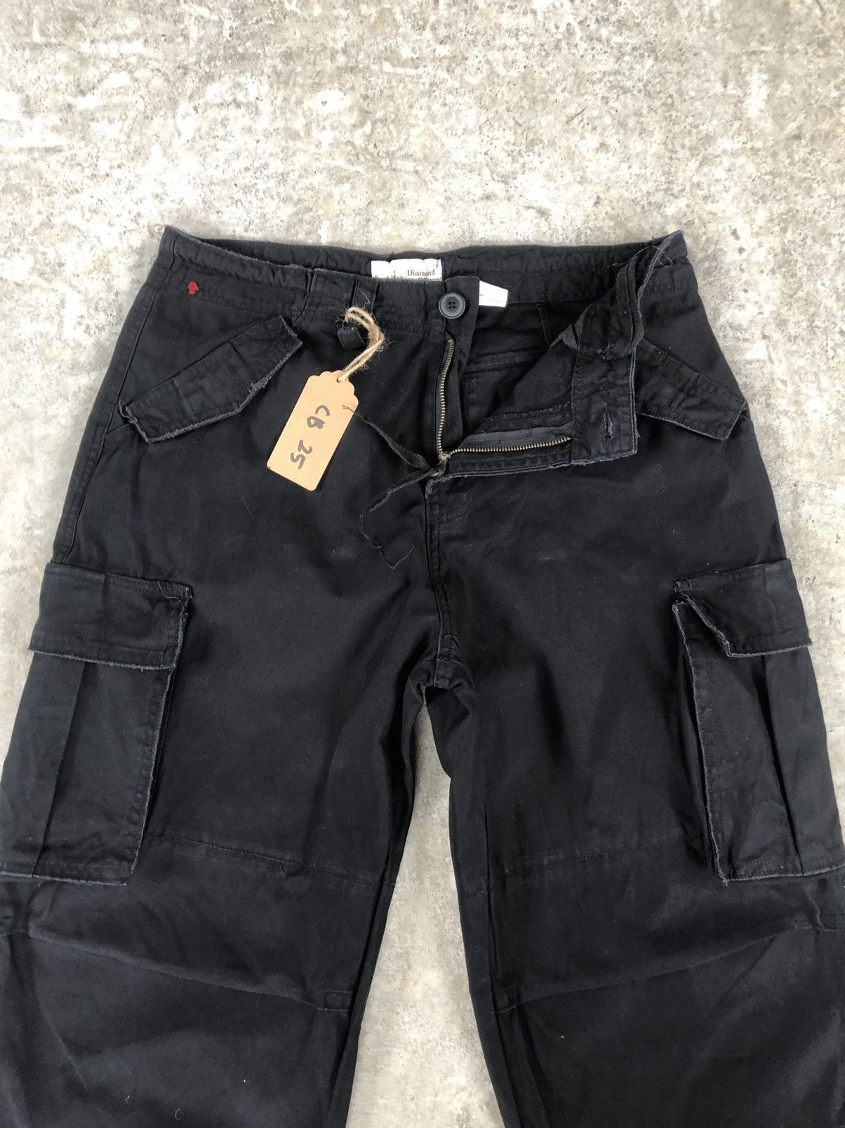 Seditionaries Diamond Homme Parachute Cargo Pants Multipocket Bondage Size US 34 / EU 50 - 5 Thumbnail