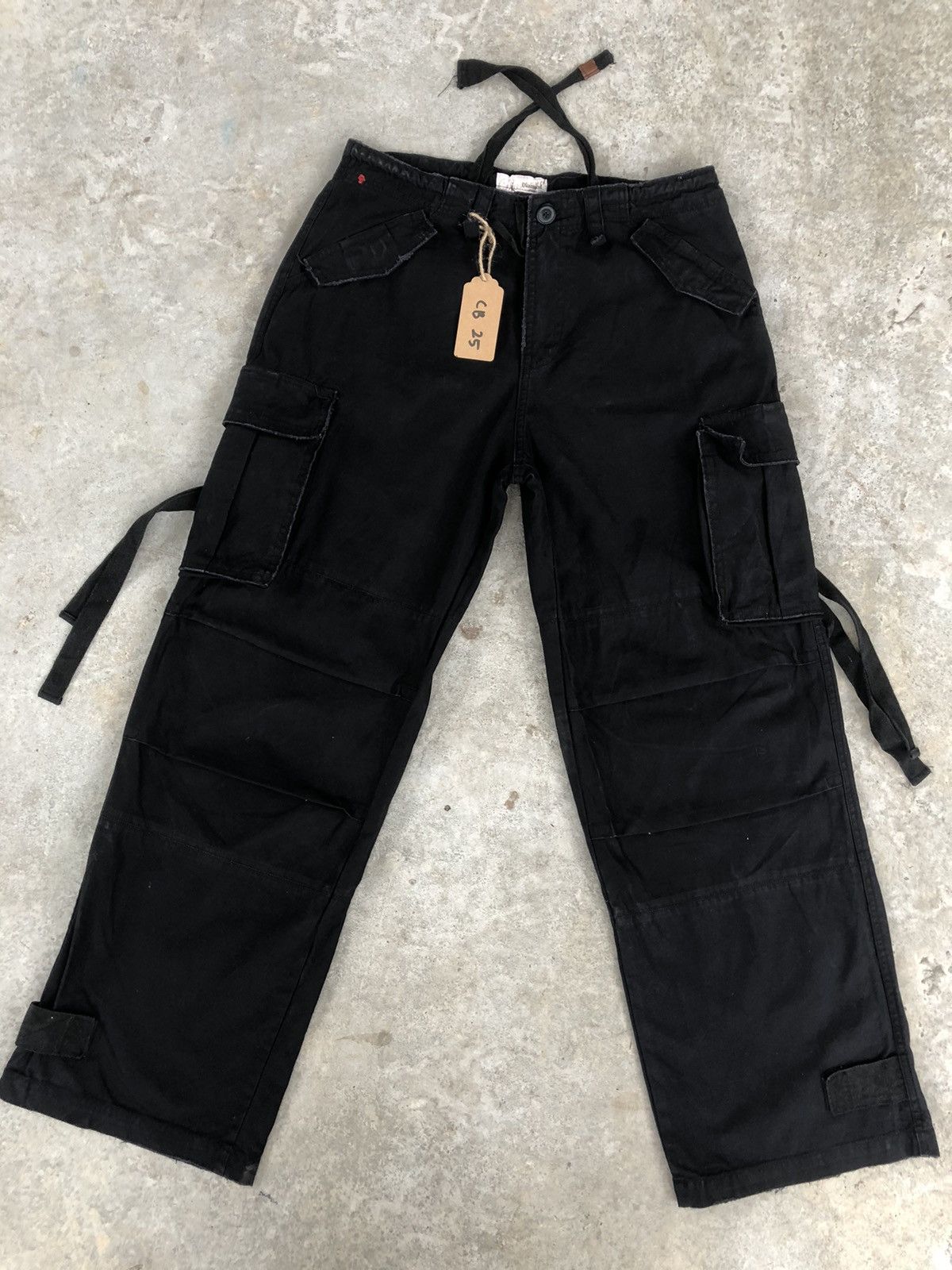 Seditionaries Diamond Homme Parachute Cargo Pants Multipocket Bondage Size US 34 / EU 50 - 2 Thumbnail