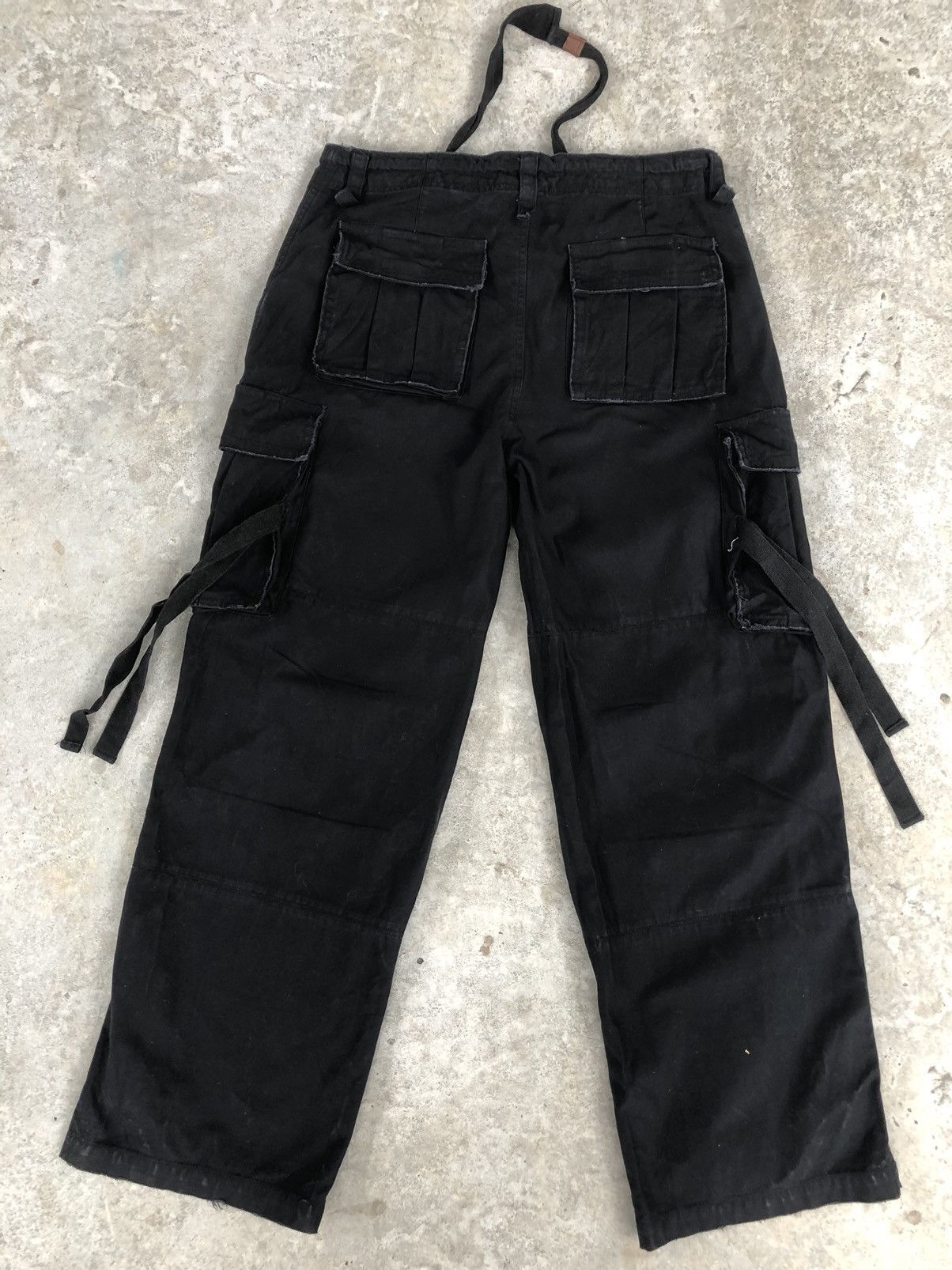 Seditionaries Diamond Homme Parachute Cargo Pants Multipocket Bondage Size US 34 / EU 50 - 4 Thumbnail