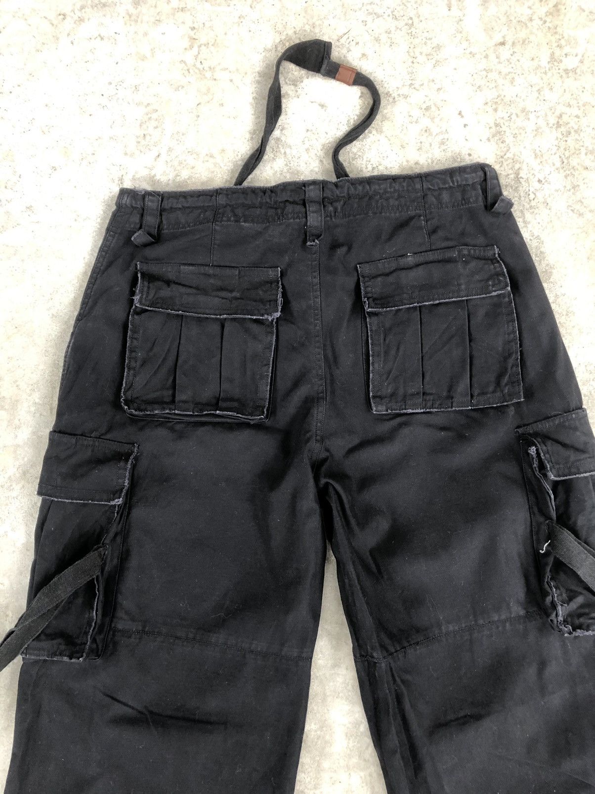 Seditionaries Diamond Homme Parachute Cargo Pants Multipocket Bondage Size US 34 / EU 50 - 10 Thumbnail