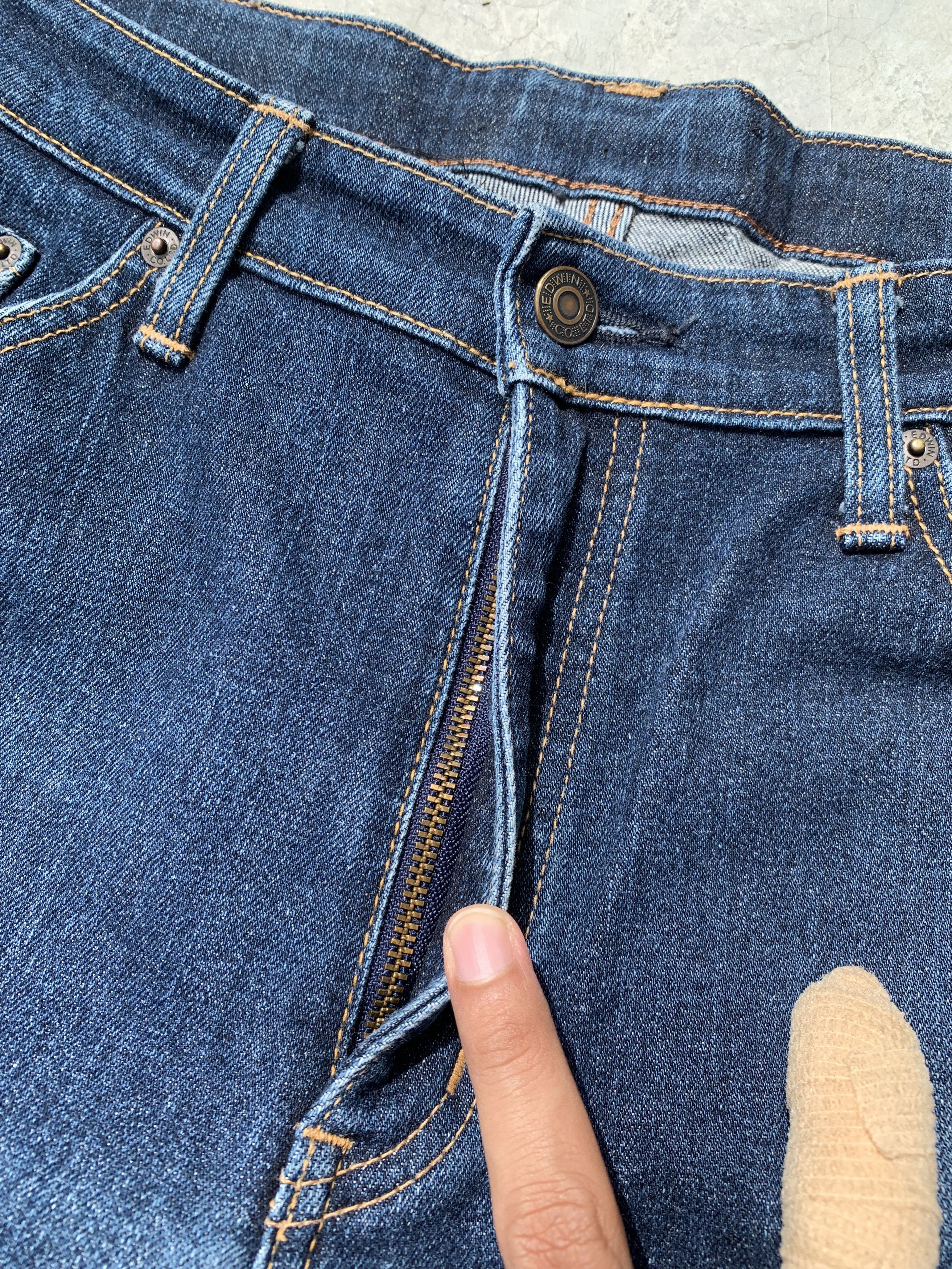 Edwin Vintage Edwin Flex Stretchable Blue Jeans Size US 33 - 8 Thumbnail