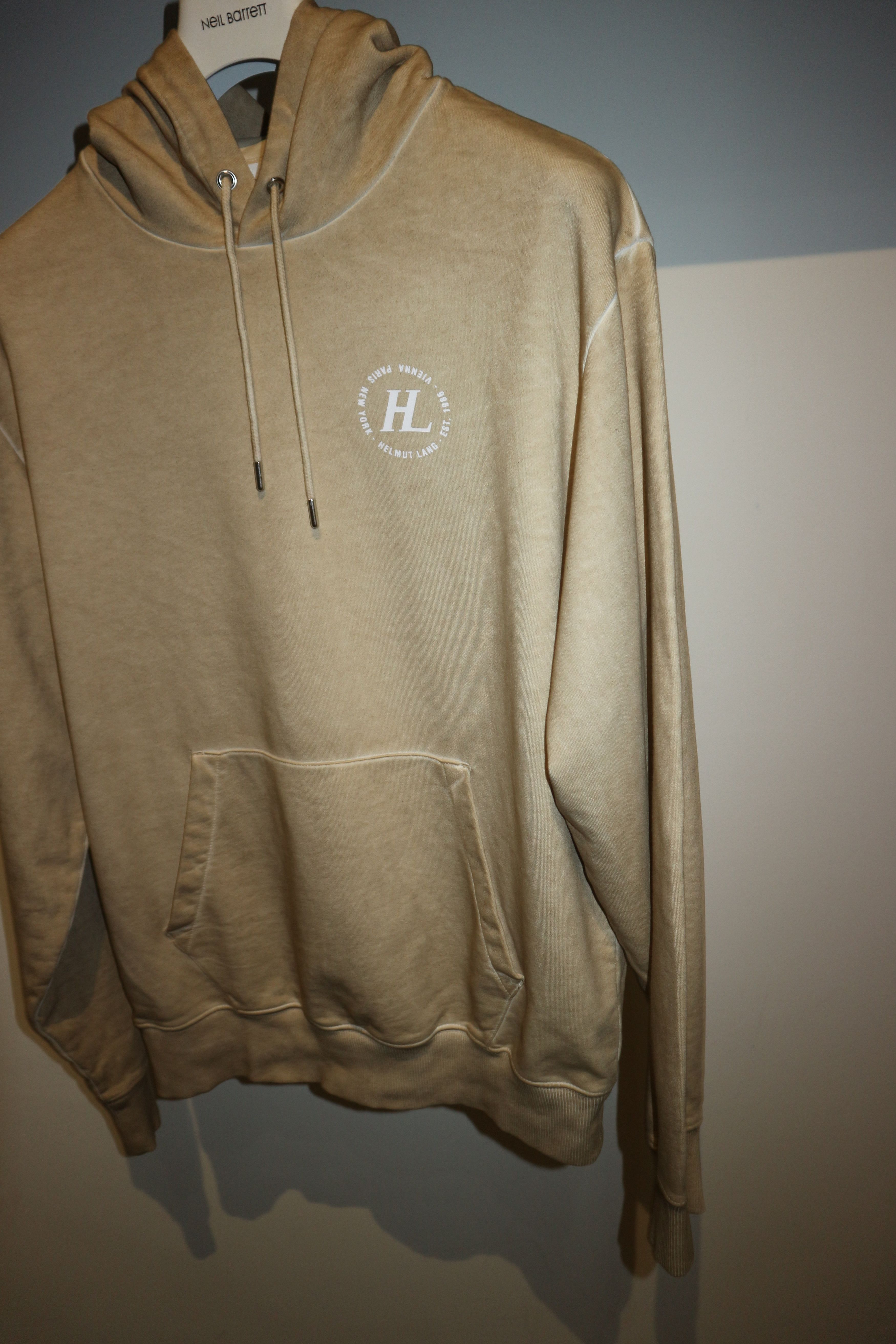 Helmut Lang Dyed beige hoodie Size US S / EU 44-46 / 1 - 7 Thumbnail