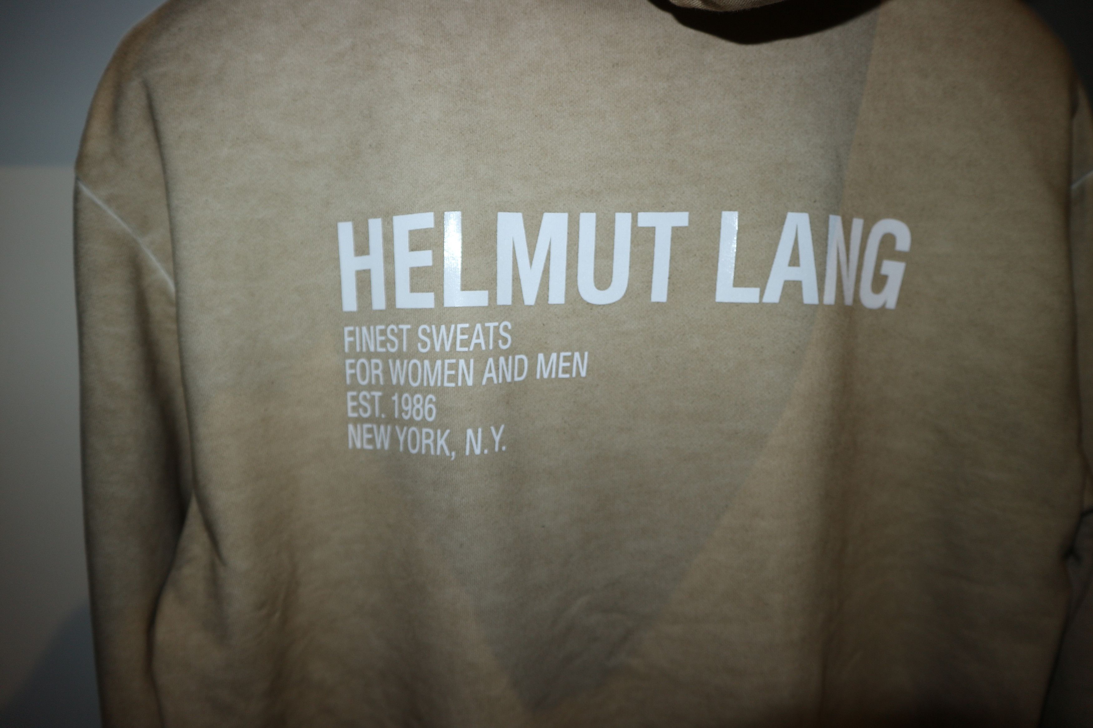 Helmut Lang Dyed beige hoodie Size US S / EU 44-46 / 1 - 9 Thumbnail