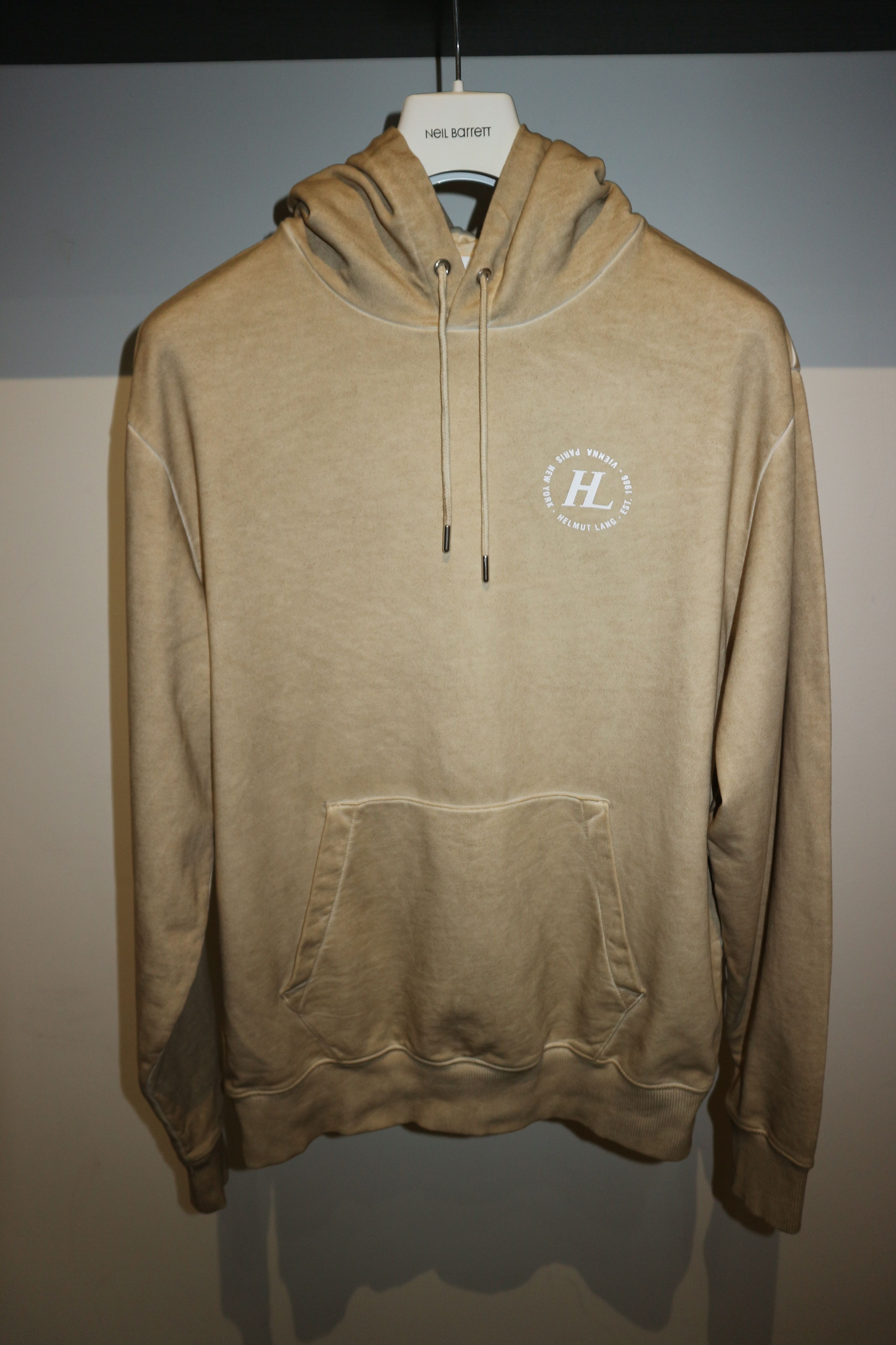 Helmut Lang Dyed beige hoodie Size US S / EU 44-46 / 1 - 1 Thumbnail