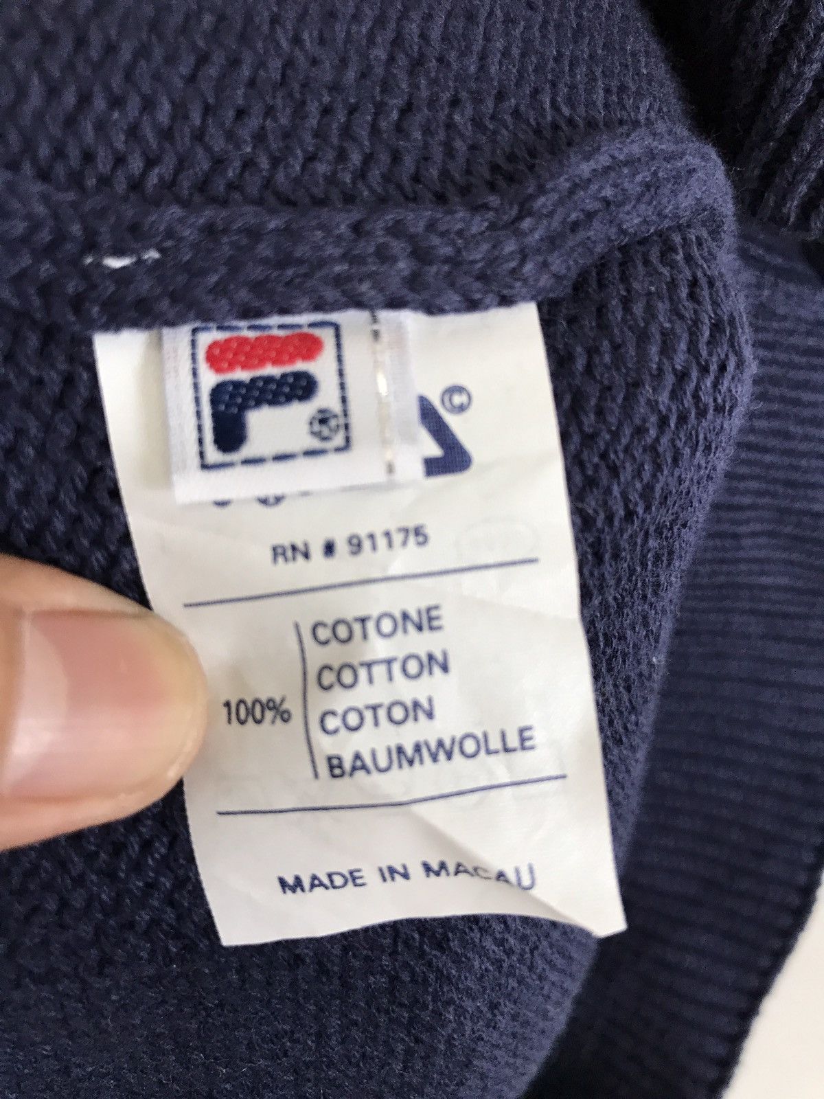 Fila Fila Hand Knit Sleeve Less Multicolour Armpit 24"x28" Size US M / EU 48-50 / 2 - 5 Thumbnail