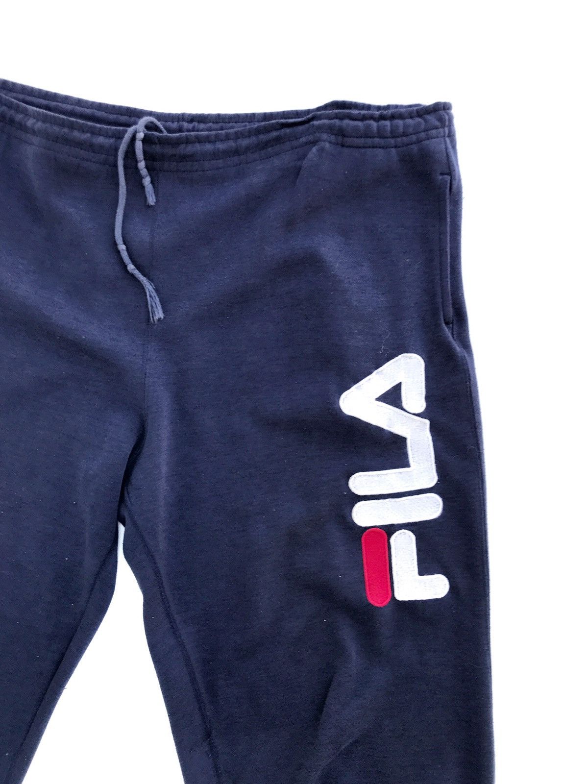 Fila Vintage 90s Fila Big Logo Sweatpants Size US 41 - 3 Thumbnail