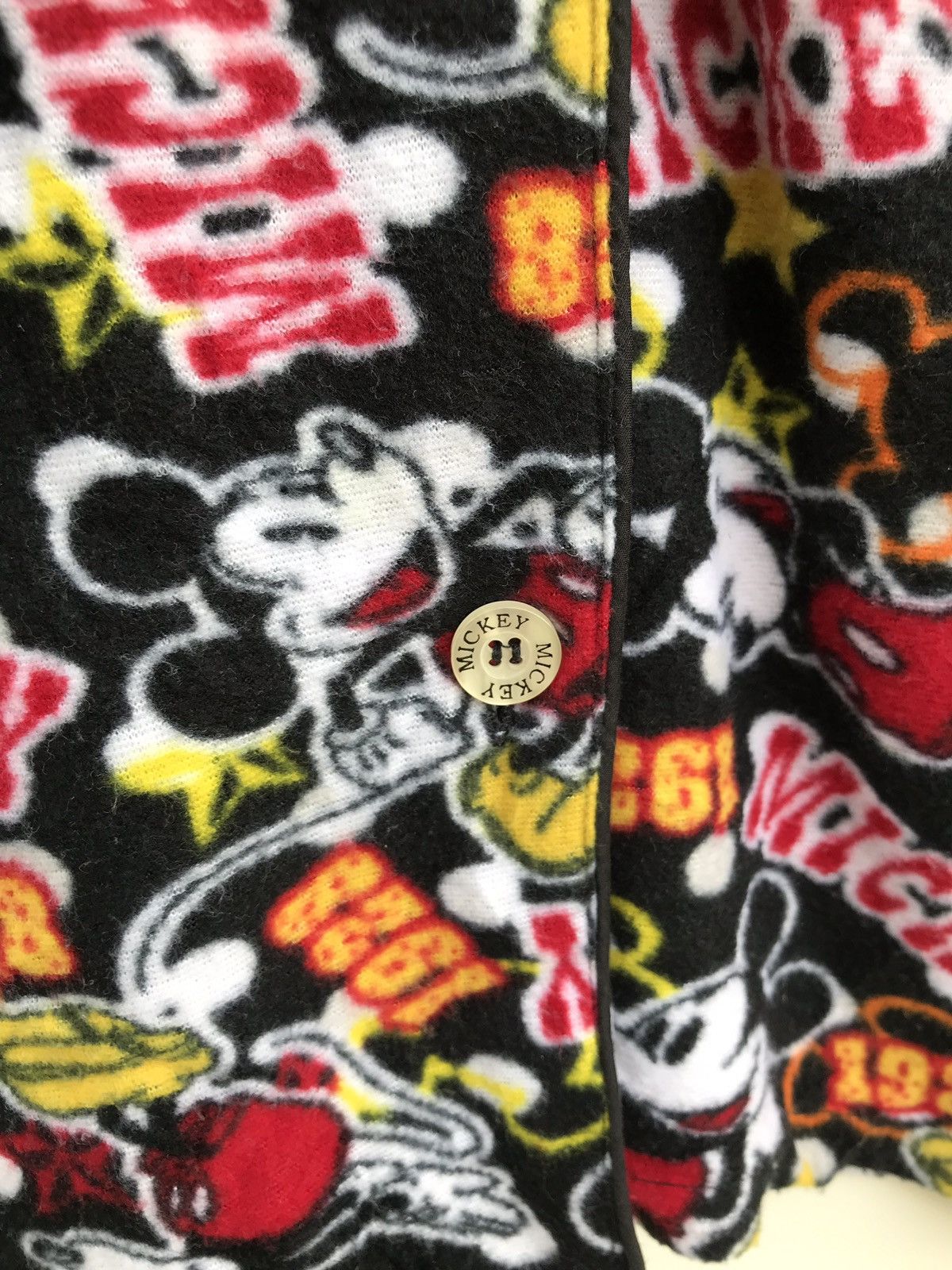 Cartoon Network × Disney × Mickey Mouse Vintage Disney Fleece Fullprint Jacket Size US S / EU 44-46 / 1 - 4 Thumbnail
