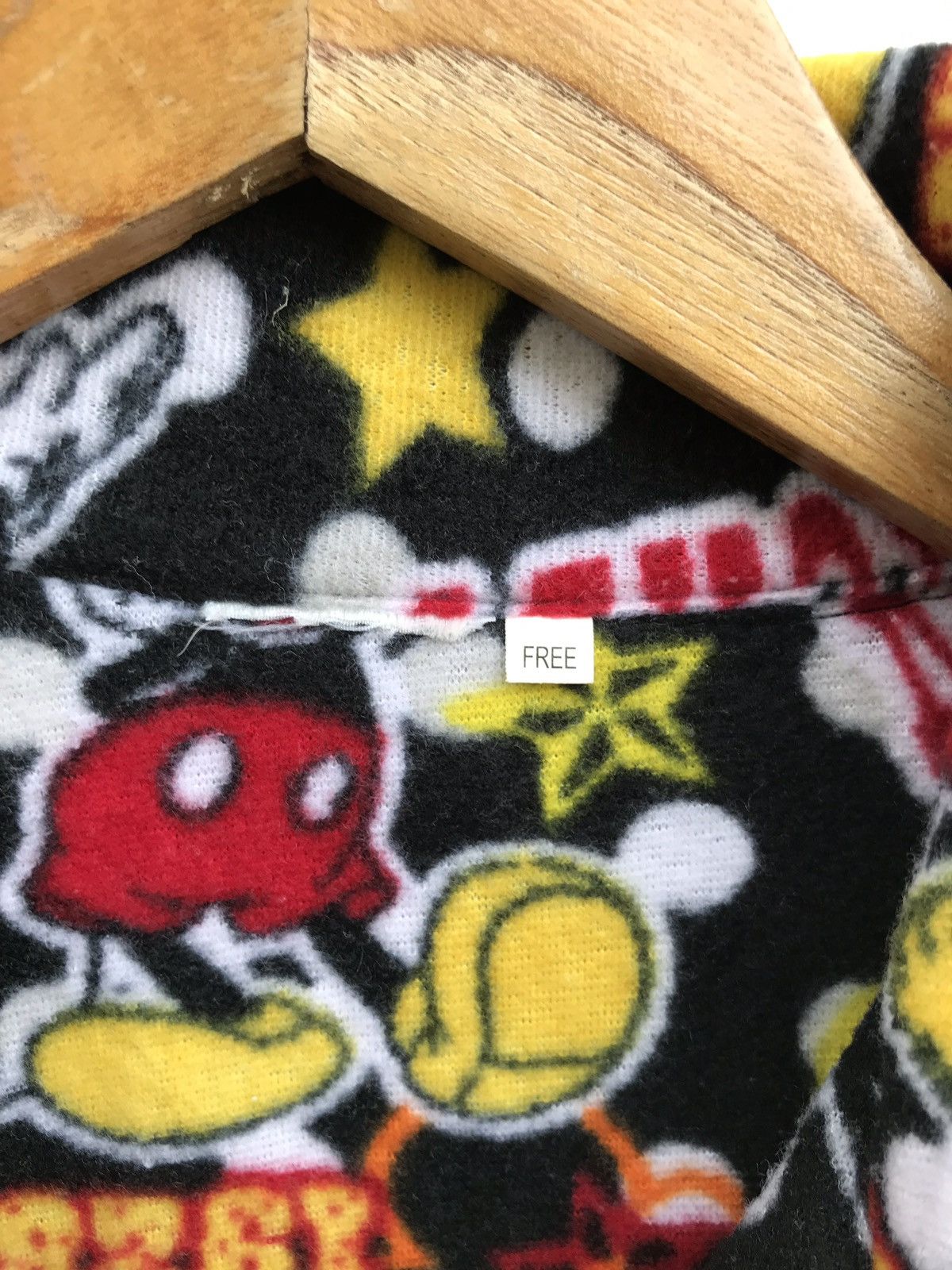 Cartoon Network × Disney × Mickey Mouse Vintage Disney Fleece Fullprint Jacket Size US S / EU 44-46 / 1 - 6 Thumbnail