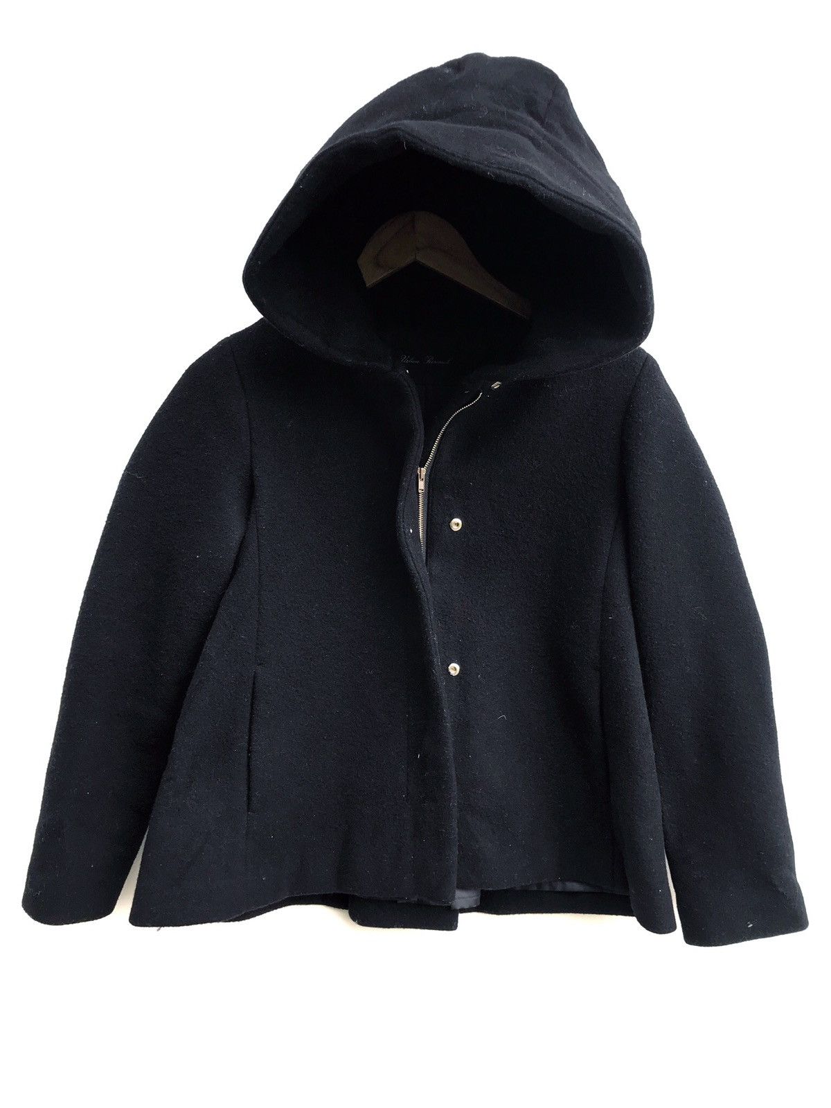URBAN RESEARCH DOORS Urban Research Wool Heavy Coat Hoodie Jacket Size US S / EU 44-46 / 1 - 1 Thumbnail