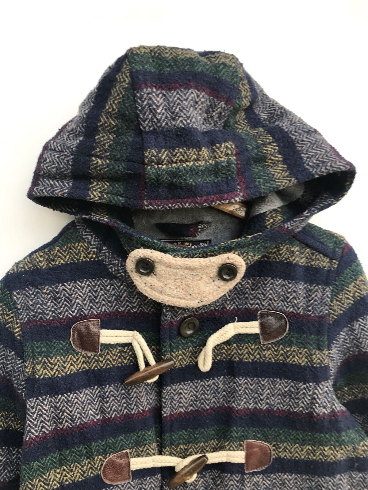 Designer × Japanese Brand Japanese Brand Cube Sugar Wool Hoodie Duffle Jacket Size US XS / EU 42 / 0 - 4 Thumbnail