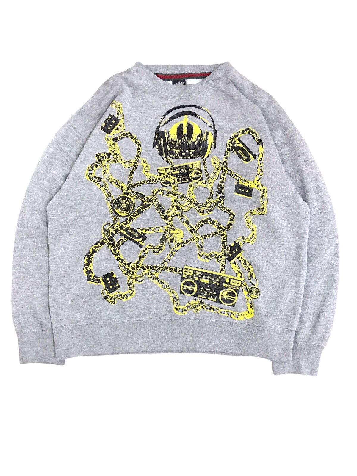 Japanese Brand Japanese Brand Flip The Script Gold Chain Link Sweatshirt Size US M / EU 48-50 / 2 - 1 Thumbnail
