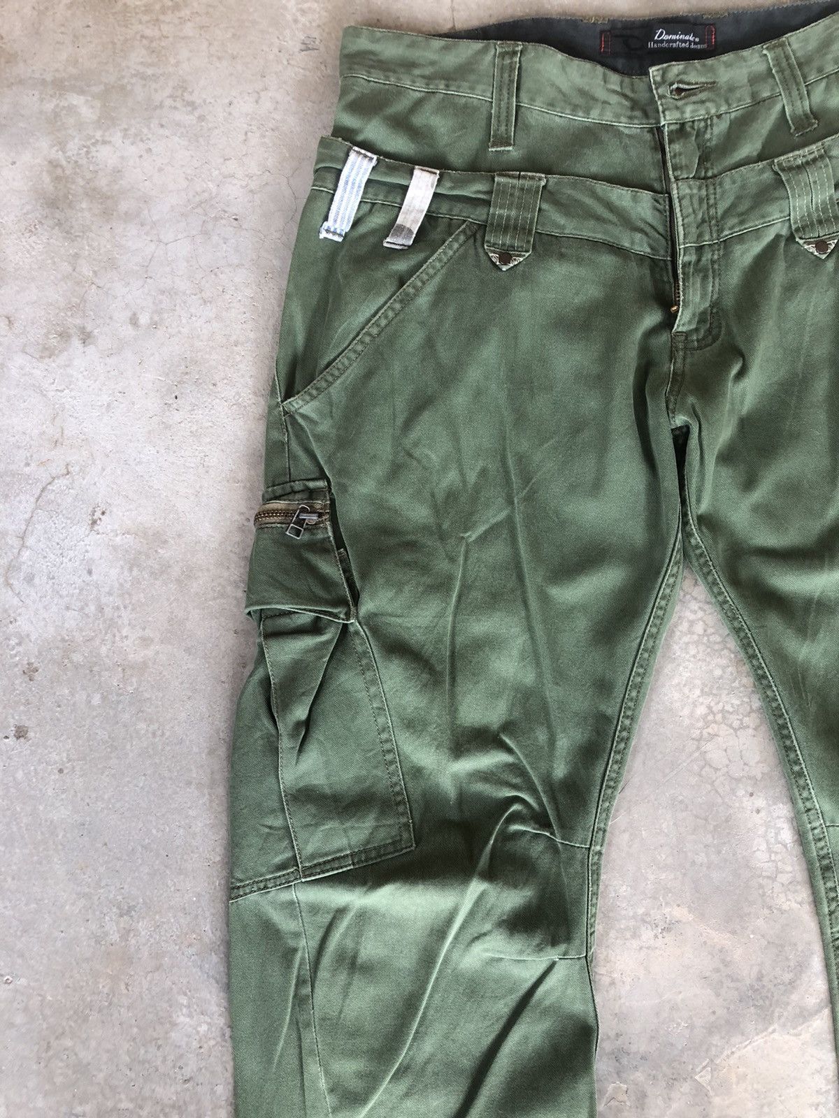 Japanese Brand Dominate Handcrafted Double Waist Cargo Pants Tactical Multi Size US 32 / EU 48 - 4 Thumbnail