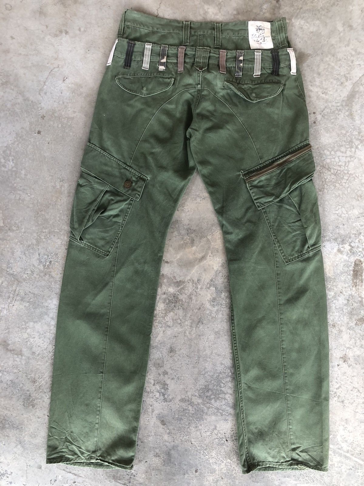 Japanese Brand Dominate Handcrafted Double Waist Cargo Pants Tactical Multi Size US 32 / EU 48 - 2 Thumbnail