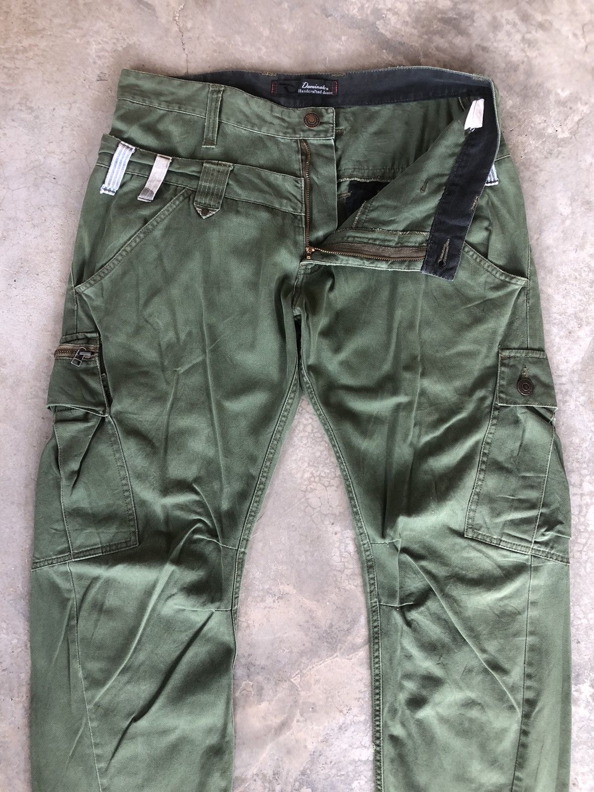 Japanese Brand Dominate Handcrafted Double Waist Cargo Pants Tactical Multi Size US 32 / EU 48 - 3 Thumbnail