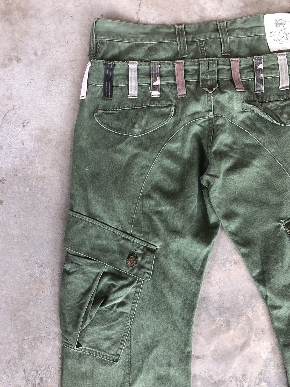 Japanese Brand Dominate Handcrafted Double Waist Cargo Pants Tactical Multi Size US 32 / EU 48 - 7 Thumbnail