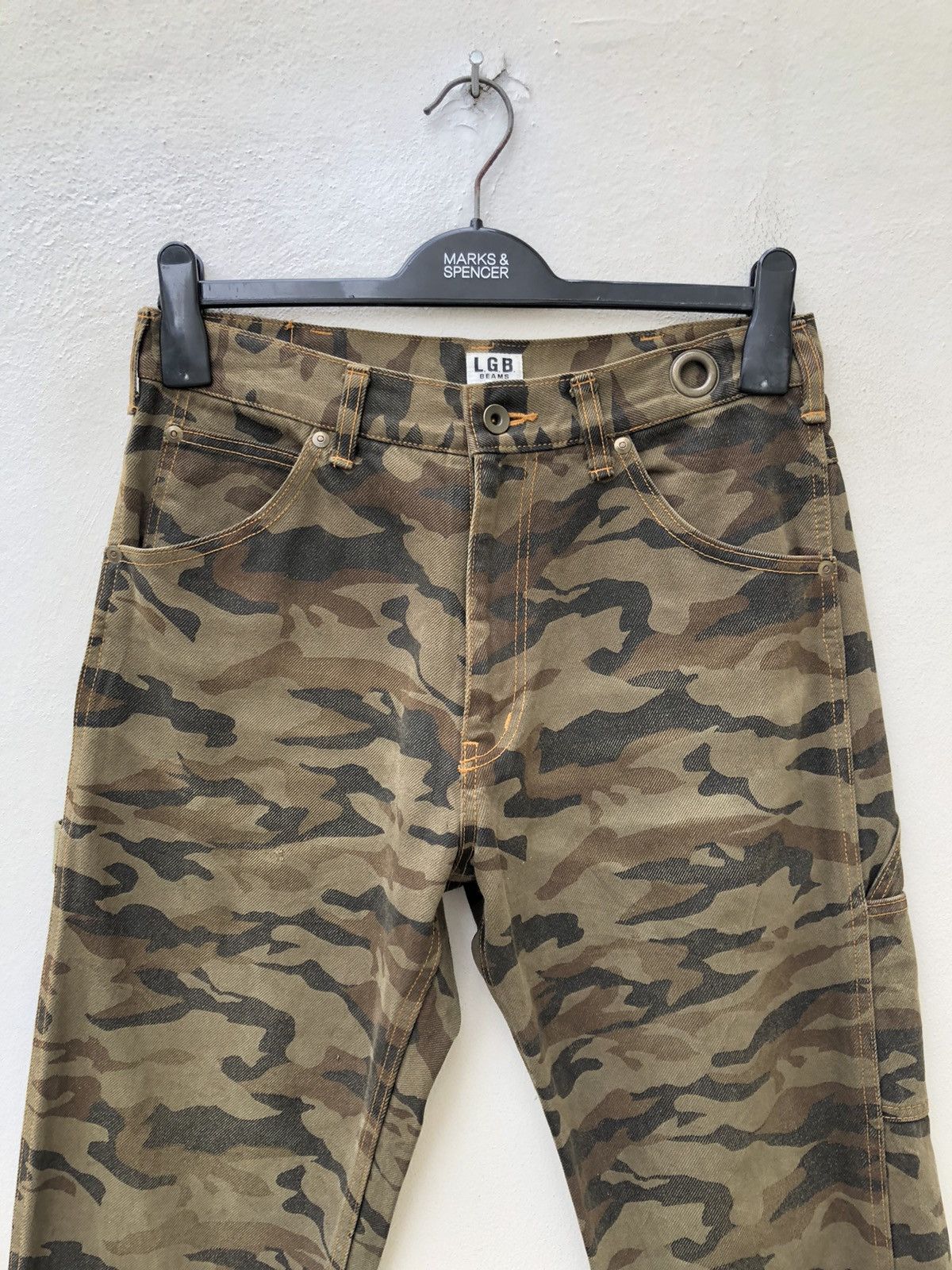 Beams Plus L.G.B. X Beams Made in Japan Camouflage Work Pant Size US 30 / EU 46 - 7 Thumbnail