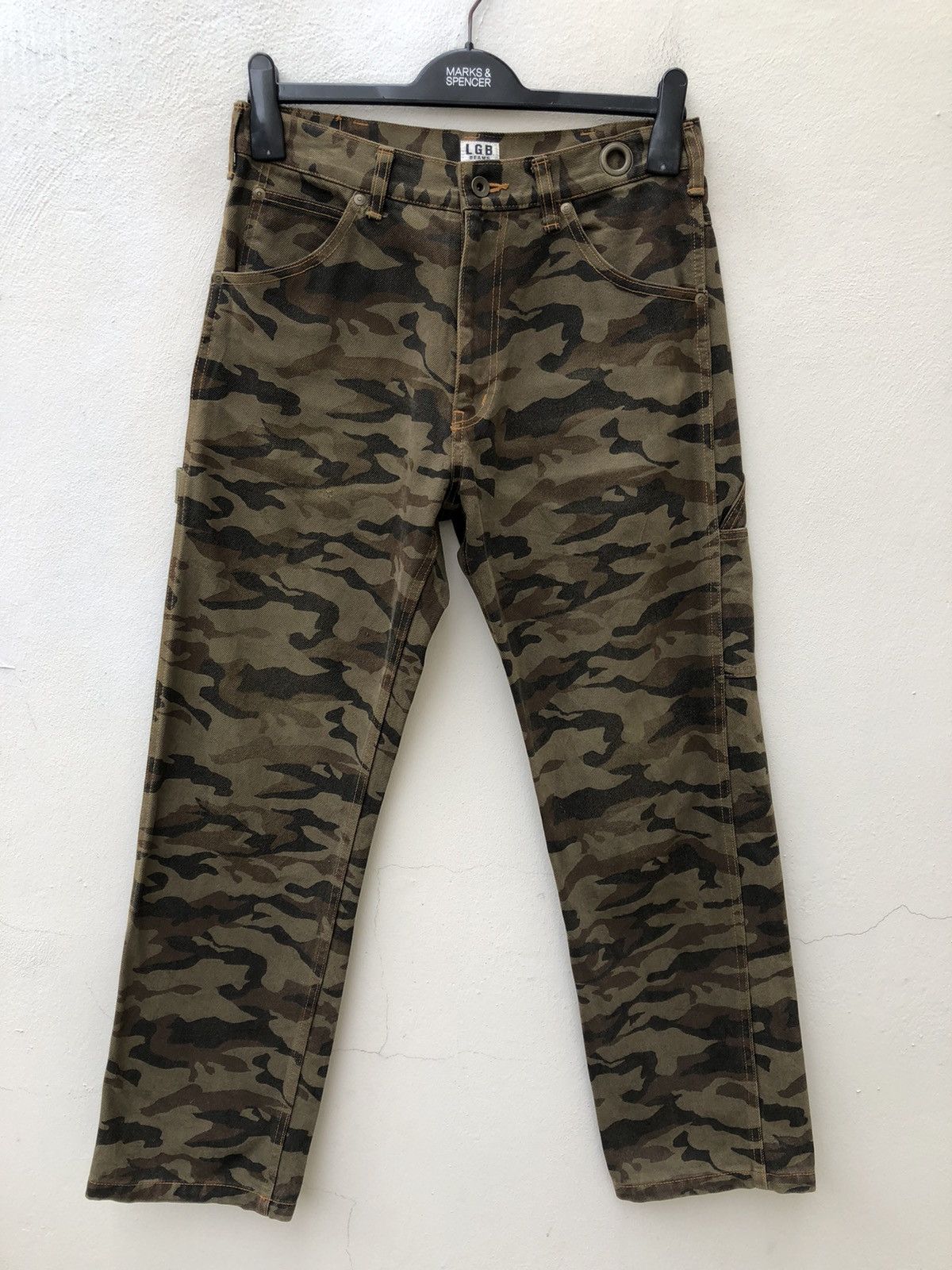 Beams Plus L.G.B. X Beams Made in Japan Camouflage Work Pant Size US 30 / EU 46 - 6 Thumbnail