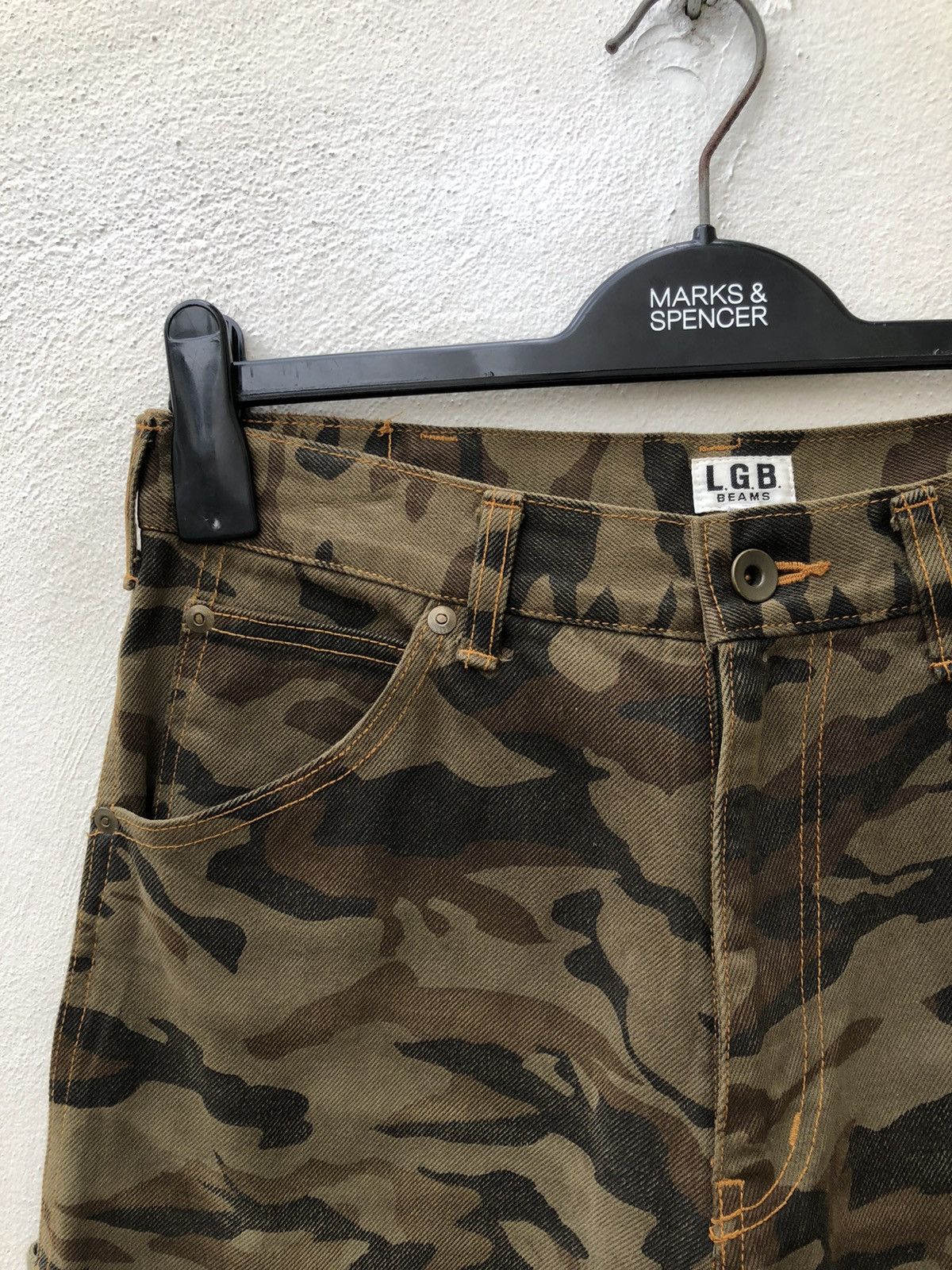 Beams Plus L.G.B. X Beams Made in Japan Camouflage Work Pant Size US 30 / EU 46 - 8 Thumbnail