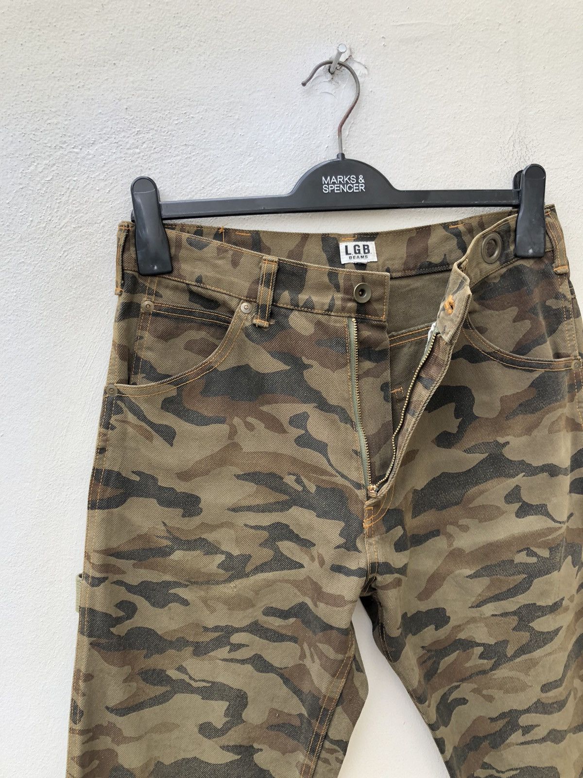 Beams Plus L.G.B. X Beams Made in Japan Camouflage Work Pant Size US 30 / EU 46 - 11 Thumbnail
