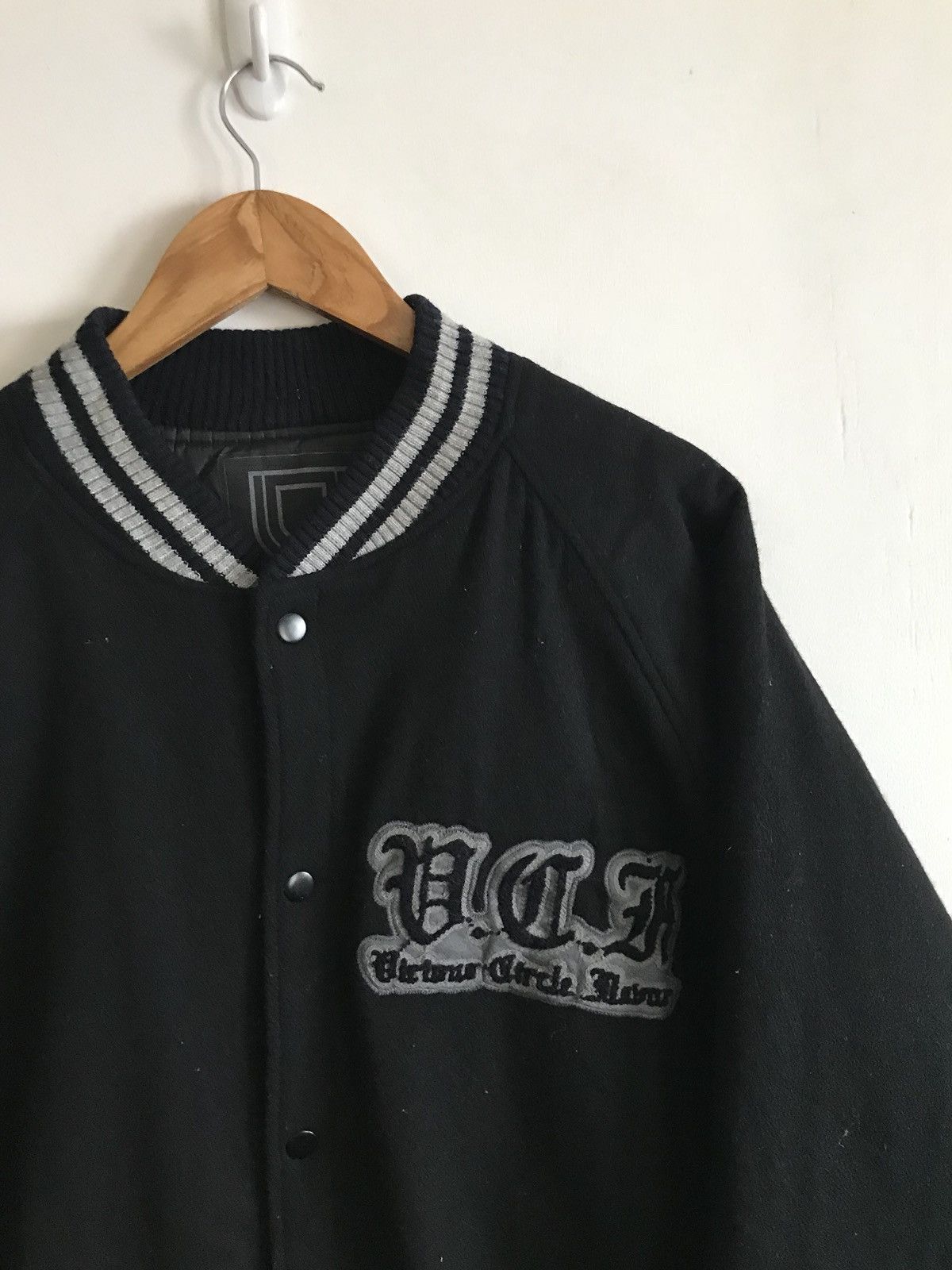 Japanese Brand Japanese Brand Vicious Circle Wool Varsity Bomber Jacket Size US M / EU 48-50 / 2 - 3 Thumbnail