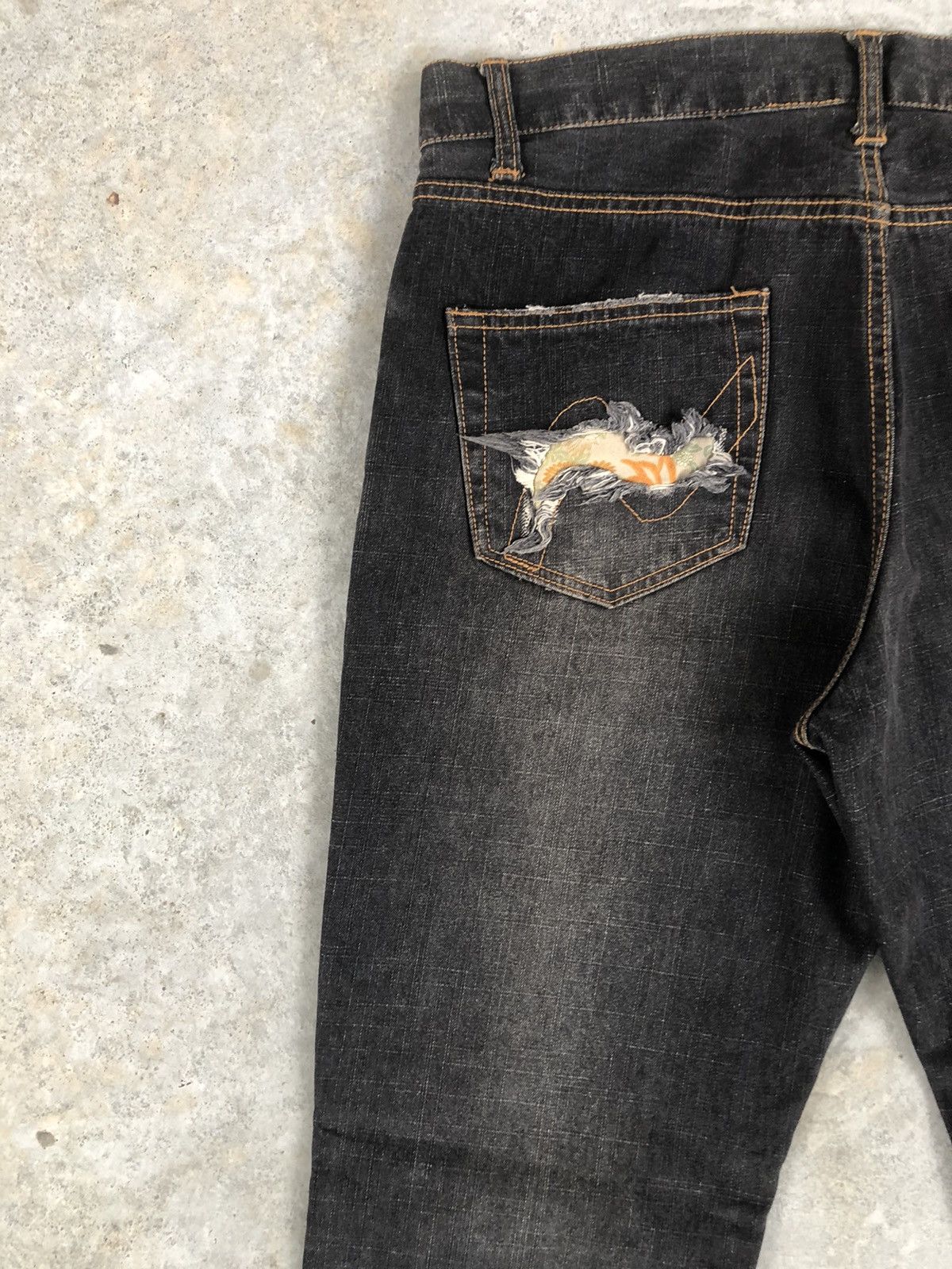 If Six Was Nine Japanese Freebeat Flared Jeans Distressed Jeans Size US 33 - 9 Thumbnail
