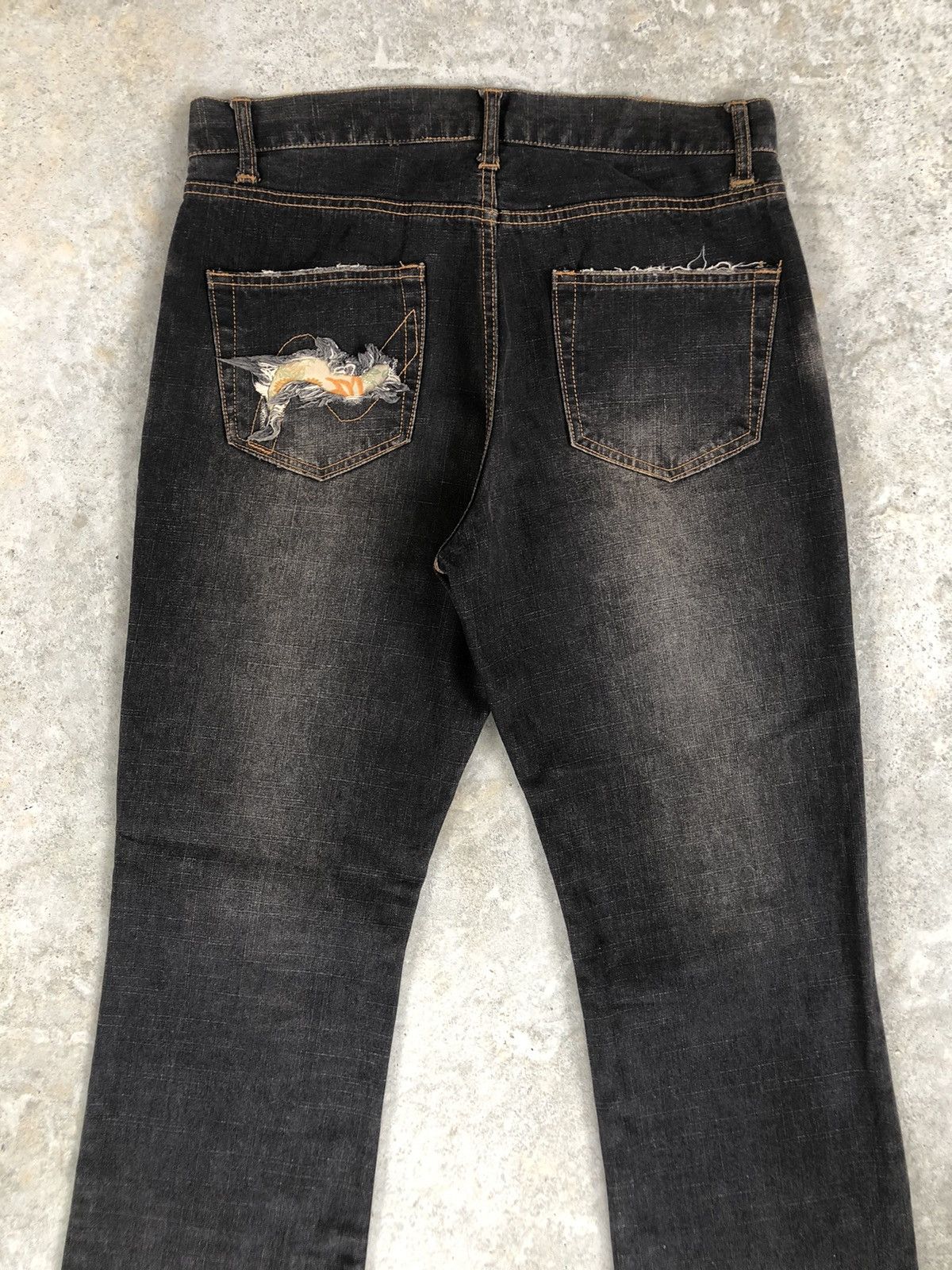 If Six Was Nine Japanese Freebeat Flared Jeans Distressed Jeans Size US 33 - 8 Thumbnail